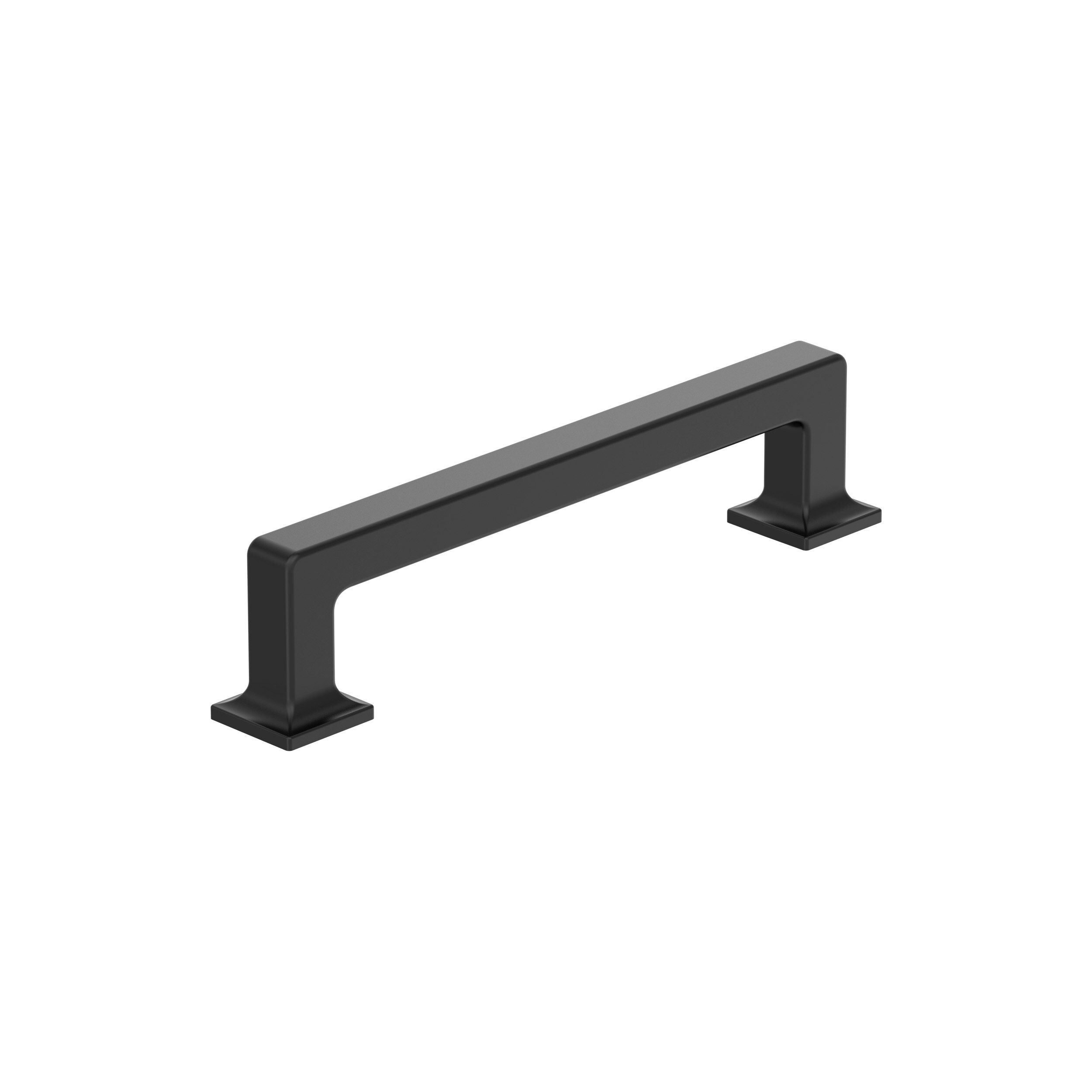 Amerock BP37443MB Lintel 5-1/16-in , 128mm Center to Center Matte Black Rectangular Bar