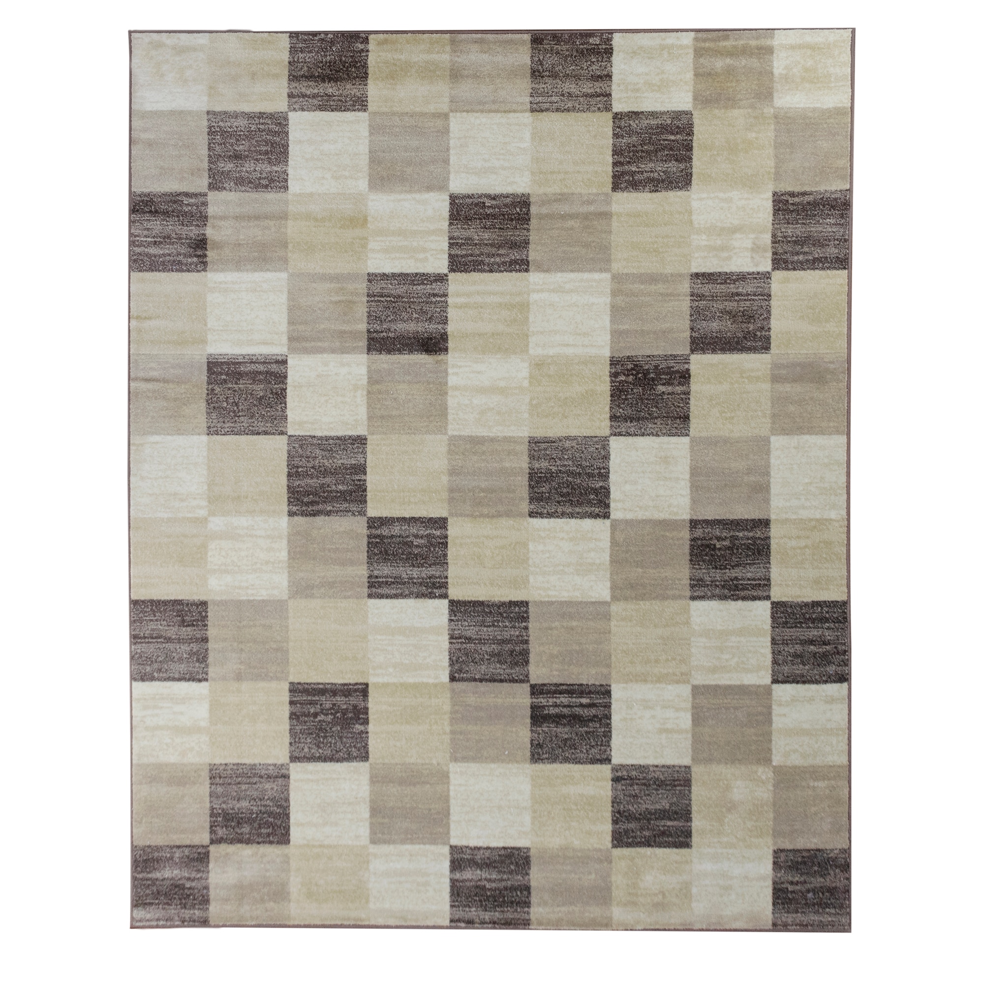 Superior 4X6RUG-ROCKAWAY-BI Polypropylene Rectangular Indoor Spot clean with mild detergent Area rug
