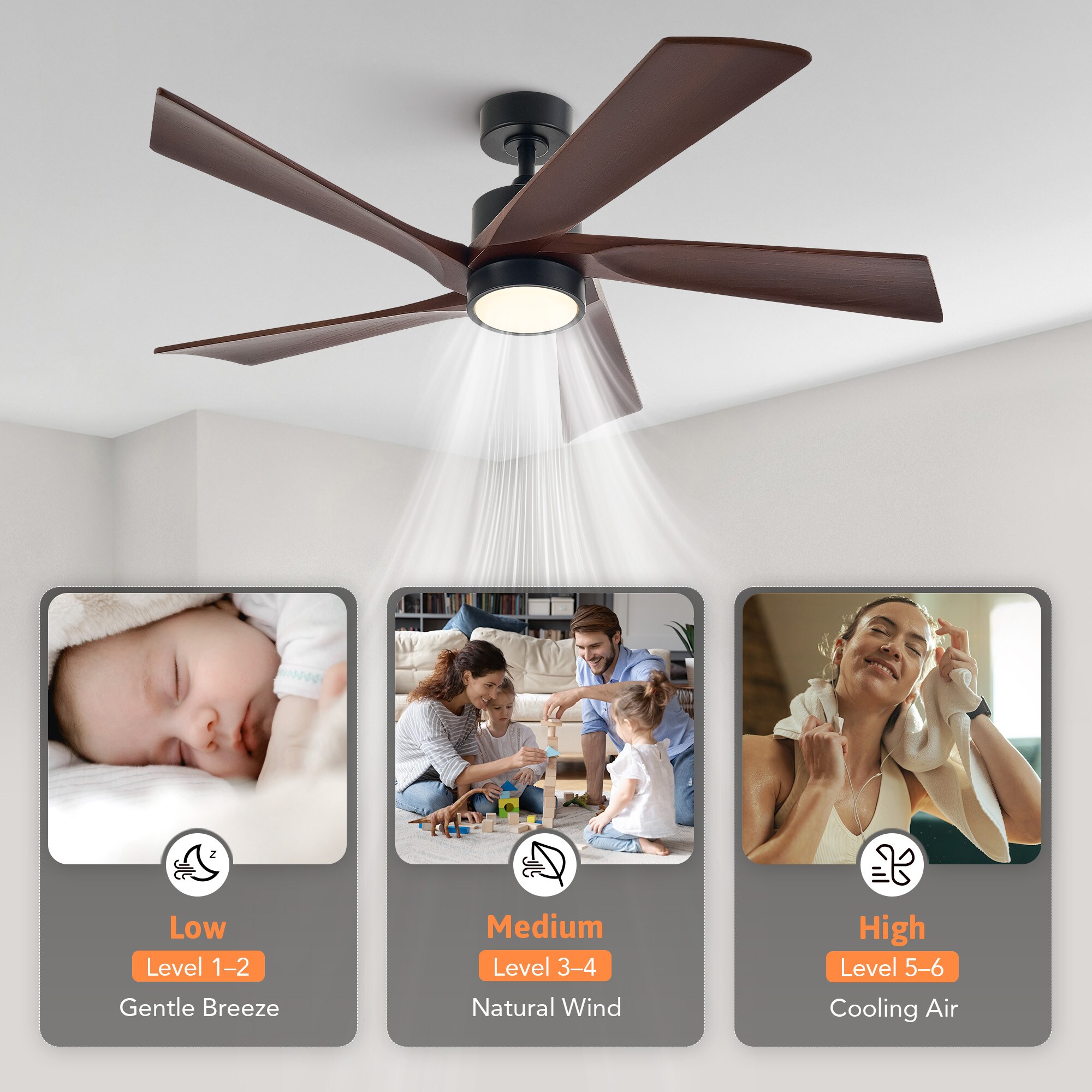 CO-Z CFN-1319-BW Ceiling-Fans - View #7