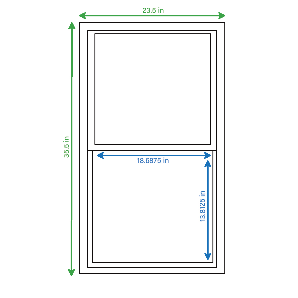 RELIABILT 719801244772150SH Single-Hung-Windows - View #2
