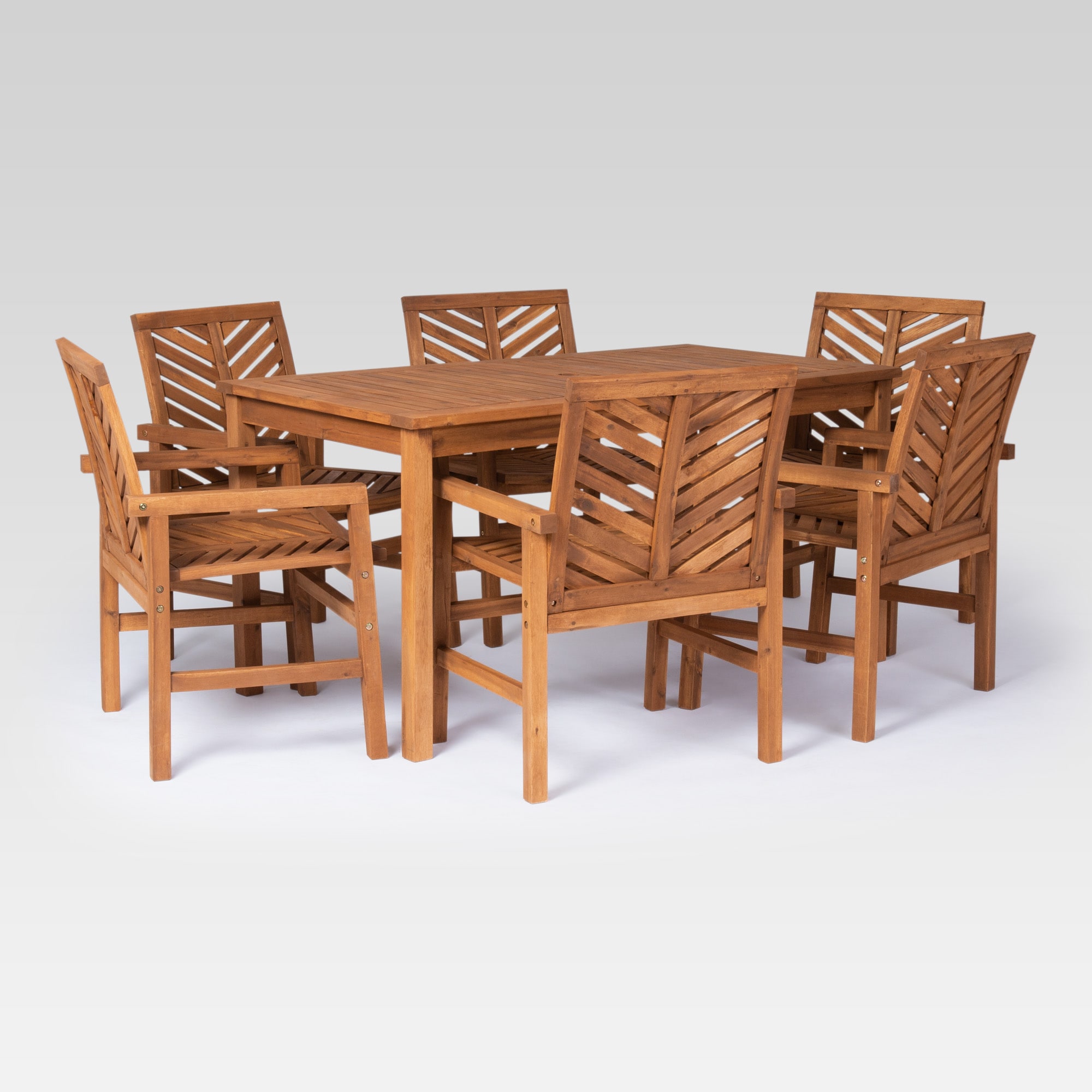 Walker Edison LWW7DGVINBR Patio-Dining-Sets - View #3