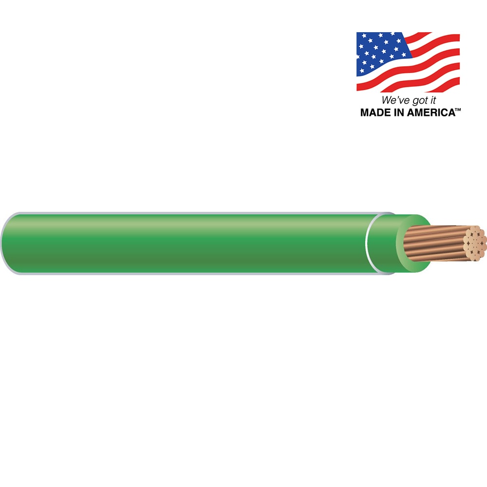 Southwire SIMpull 500-ft 8-AWG Green Stranded Copper Thhn Wire (By-the-roll) 20492545 Sansujyuku sansujyuku.com