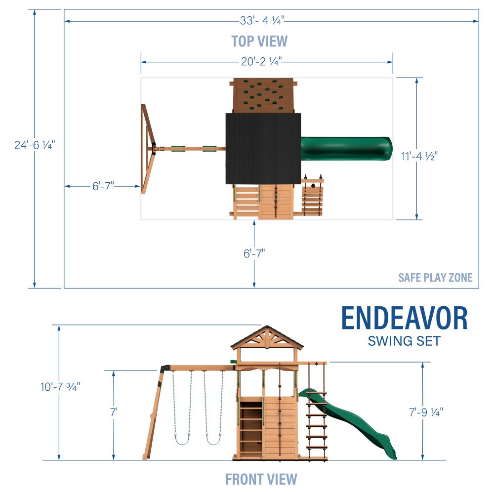 Backyard Discovery 2200104COM Wood-Playset-Kits - View #3