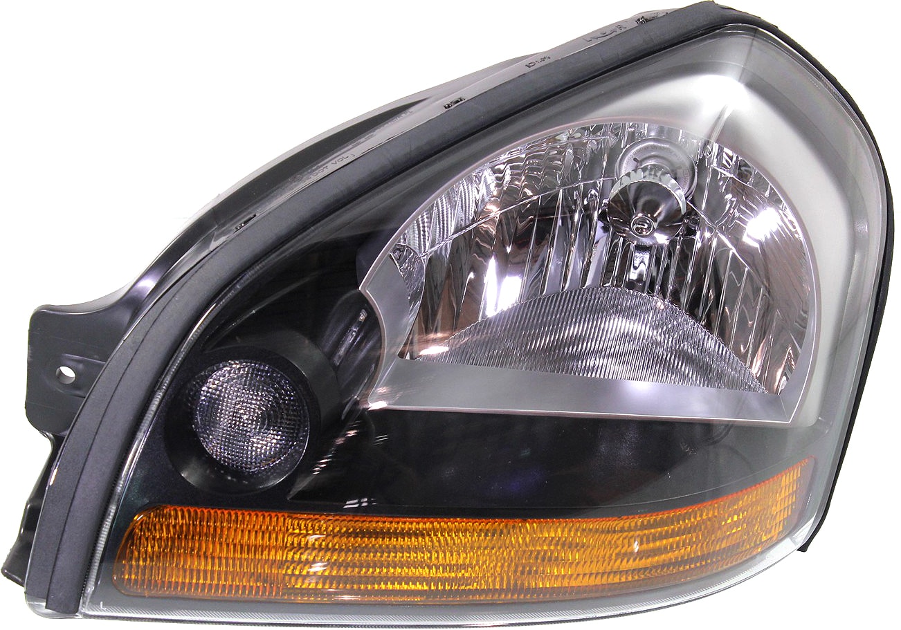 Garage-Pro JCWREPH100302GP Headlight Compatible with Hyundai Tucson 2005-2009 Lh Assembly Halogen with Amber Turn Signal Light