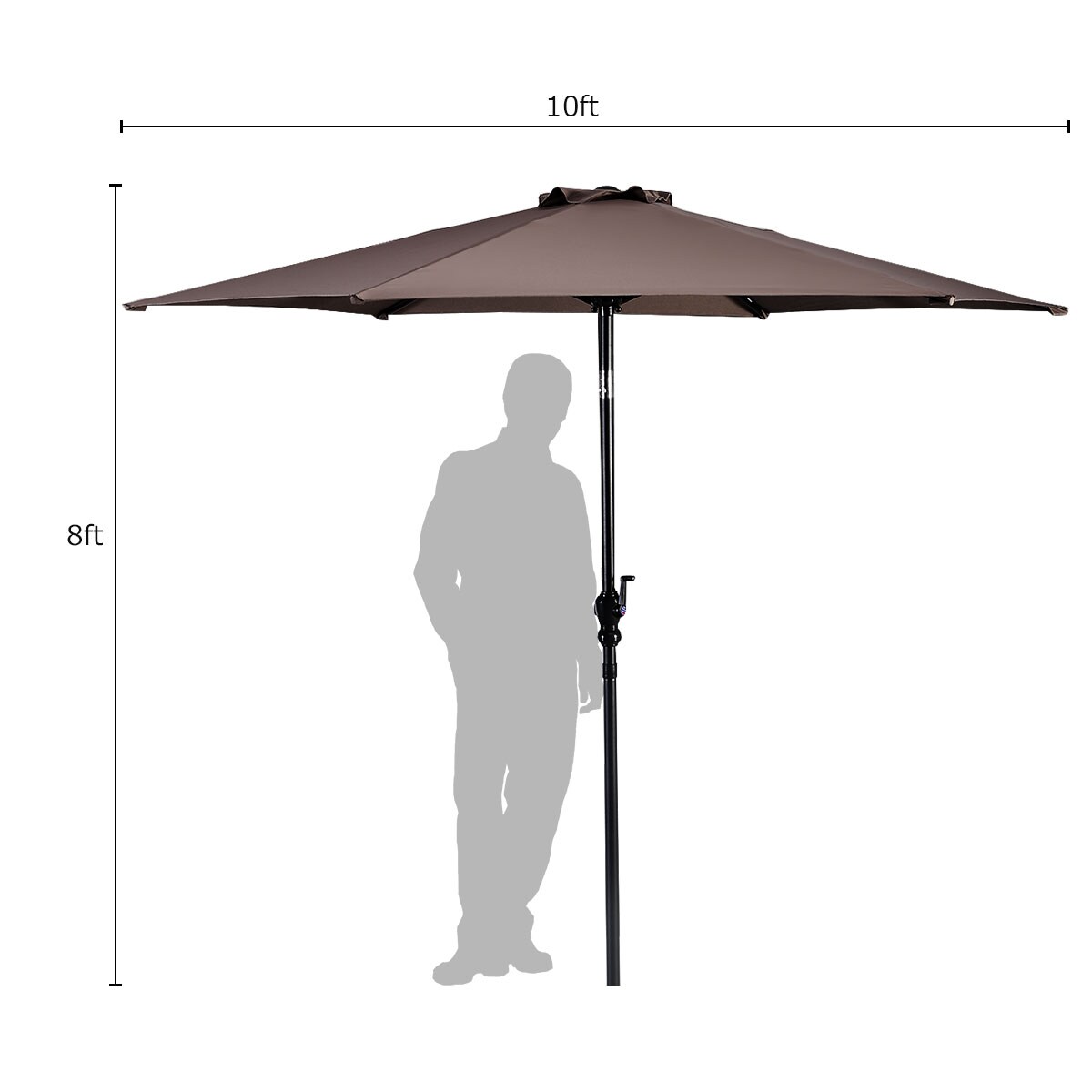 Costway OP2807TN Umbrellas-2 - View #2