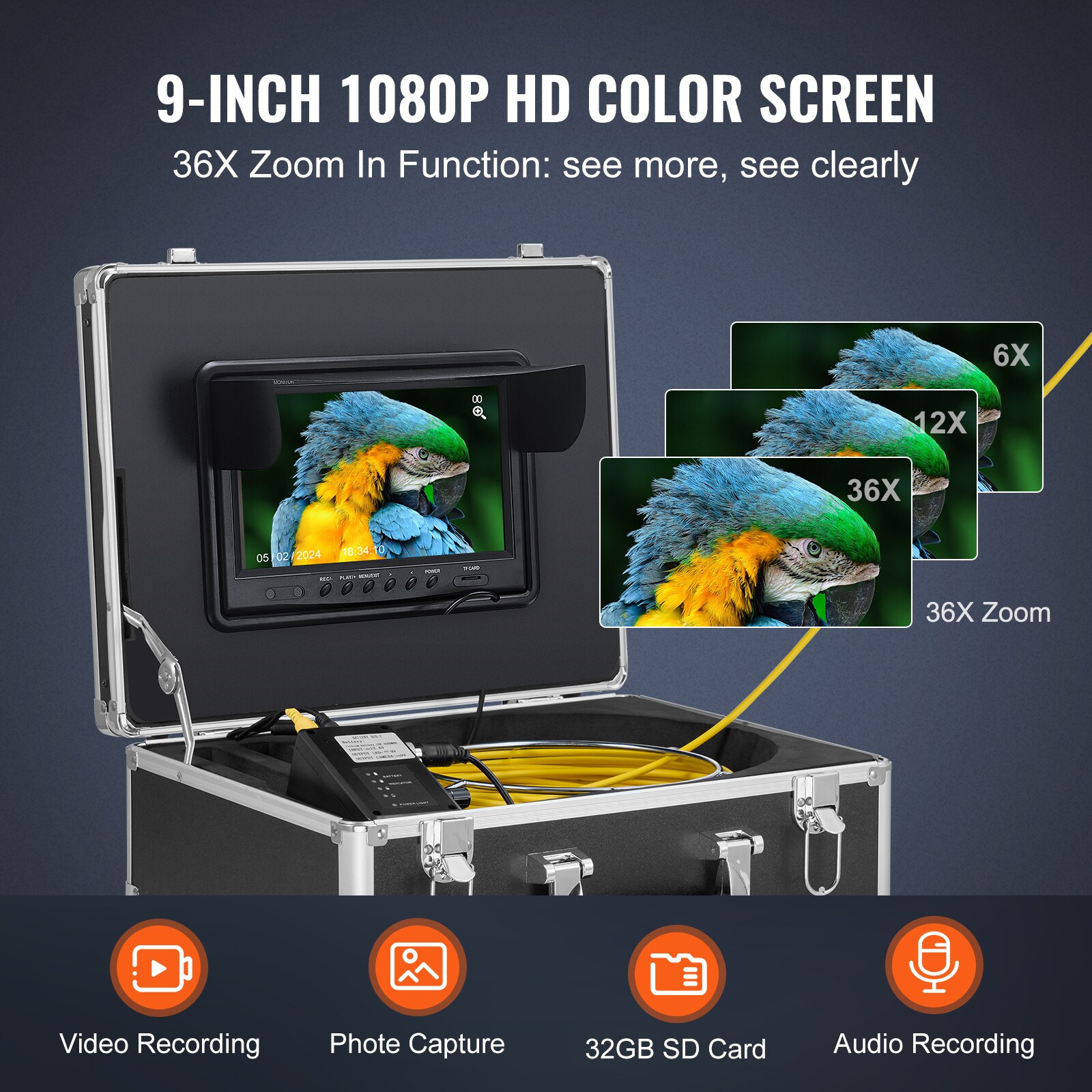 VEVOR GDSTJ100FTGDKSY01V1 Inspection-Cameras - View #5
