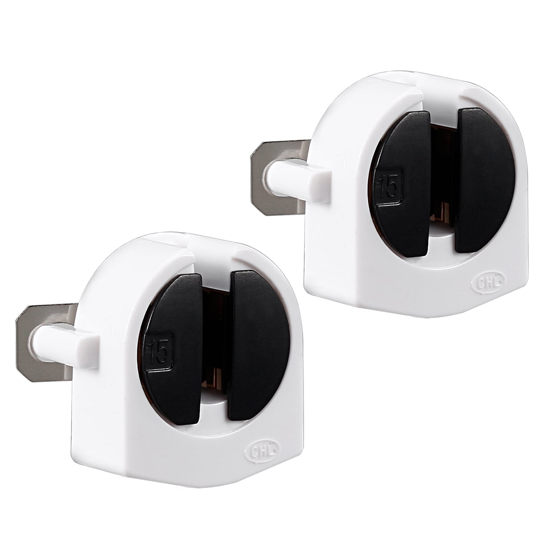 Unique Bargains 2pcs T5 Fluorescent Light Holder G5 Base Non-Shunted Rotary Lock Tombstone Lamp Socket AC 500V 2A for LED Fluorescent Tube #S26041000UX6403
