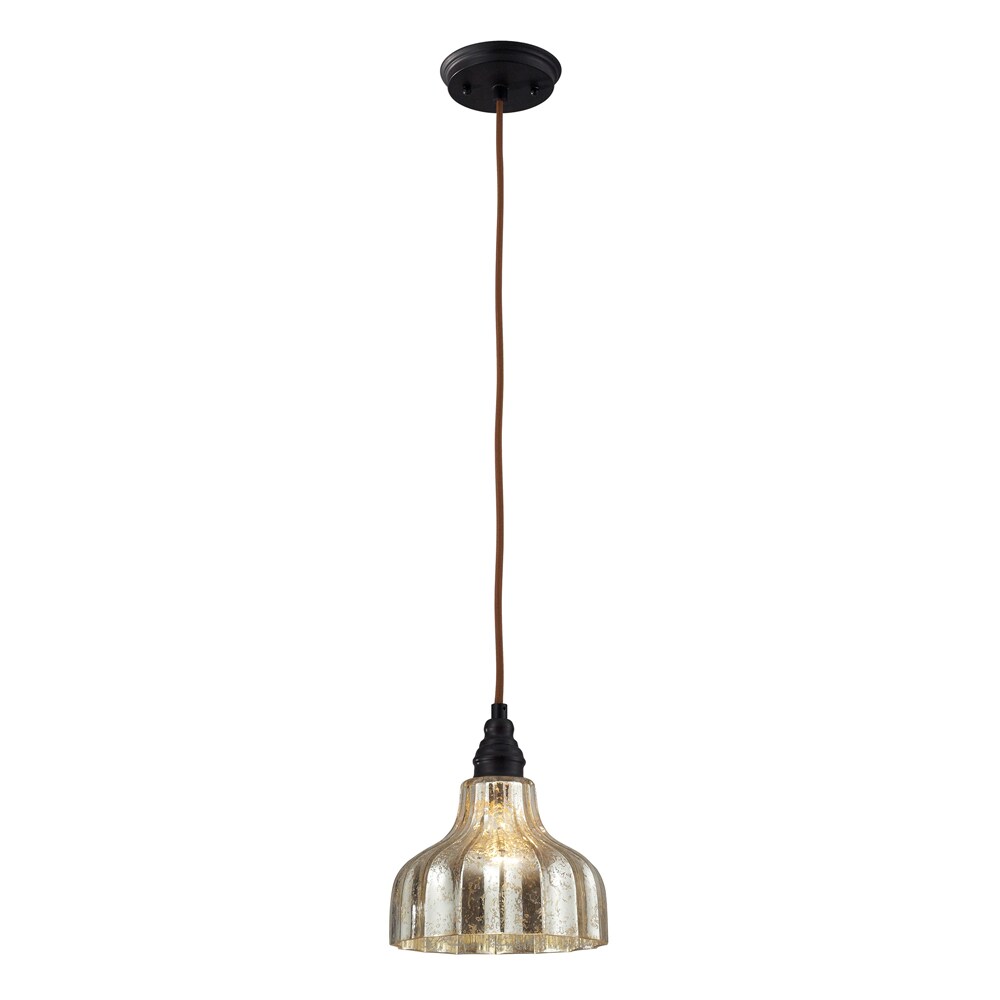 mercury glass pendant chandelier