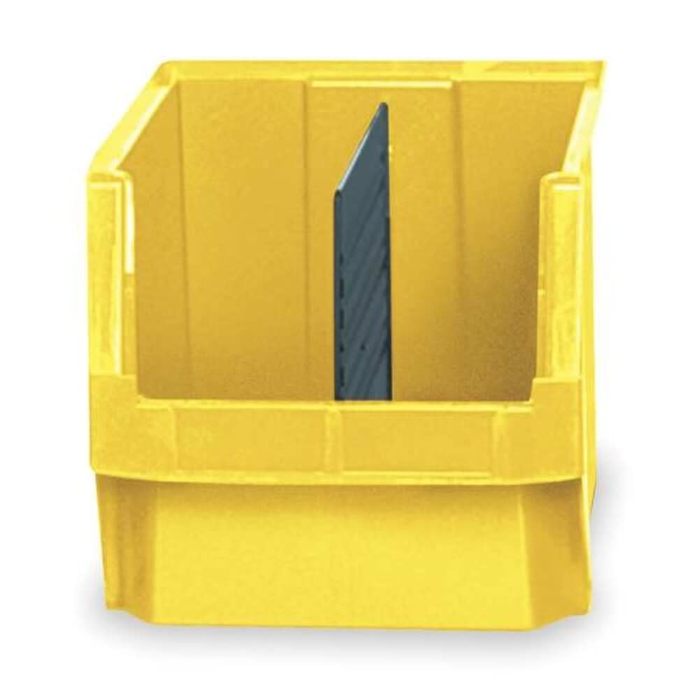 Quantum Storage Systems Storage Bin Polyethylene Yellow 11 7/8 in H 12 3/8 in W 19 3/4 in L