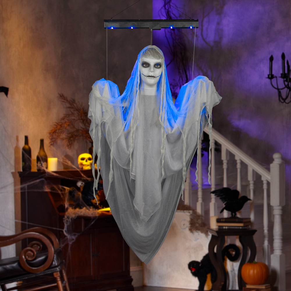 Vintage Gemmy Floating Ghost outlet Halloween Decoration