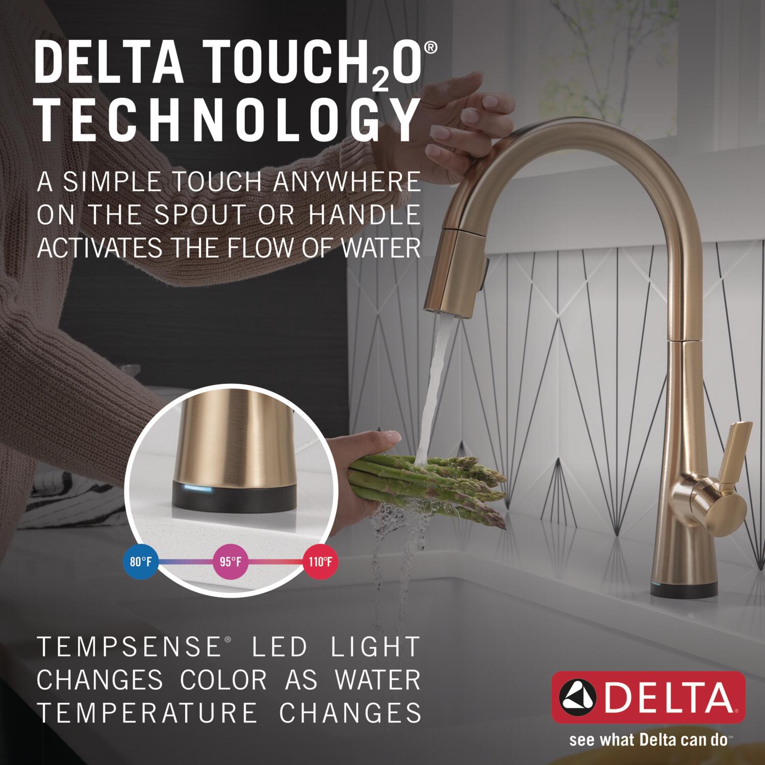Delta 9191T-CZ-PR-DST Kitchen-Faucets - View #3