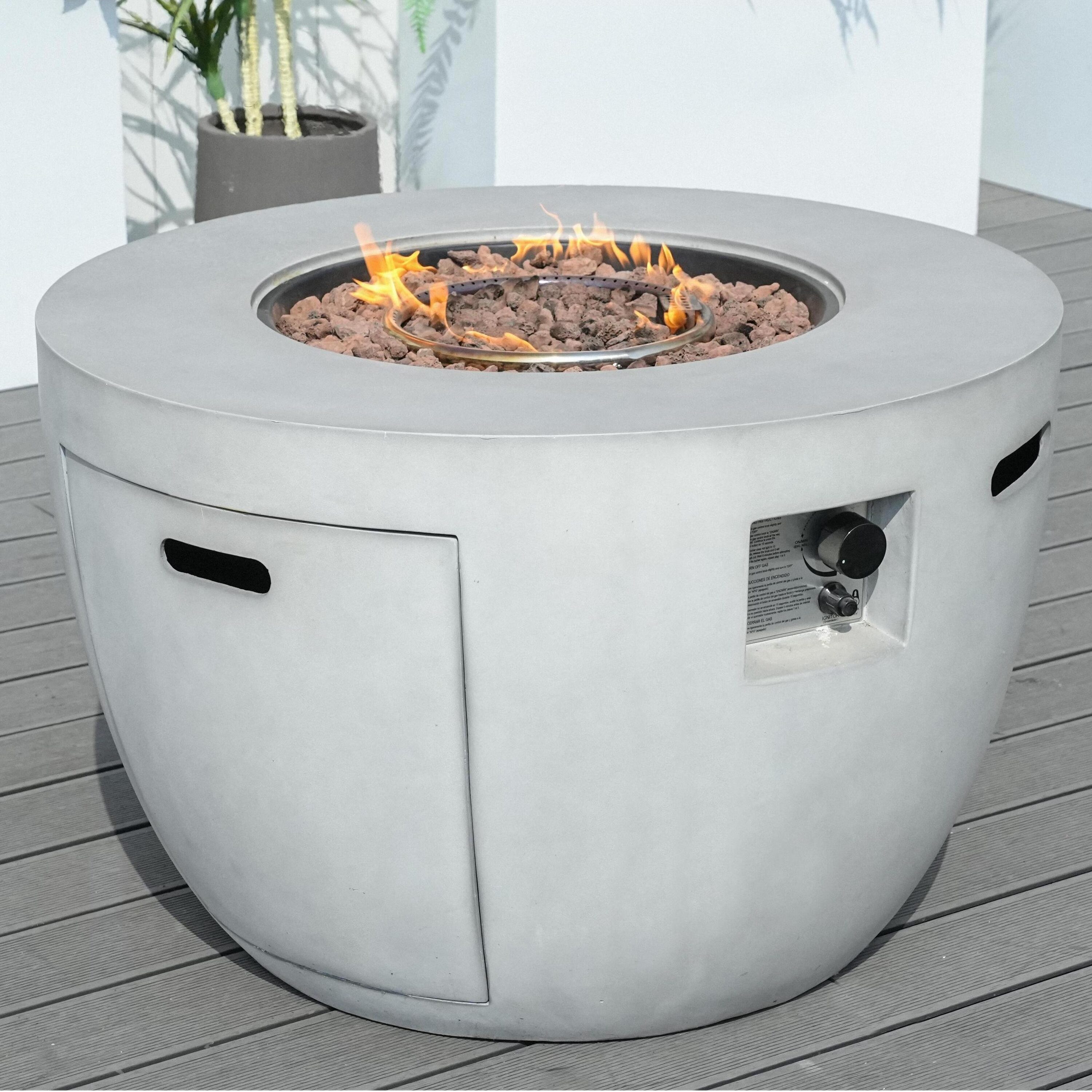Direct Wicker DWG-2160 Outdoor-Gas-Firepits - View #2