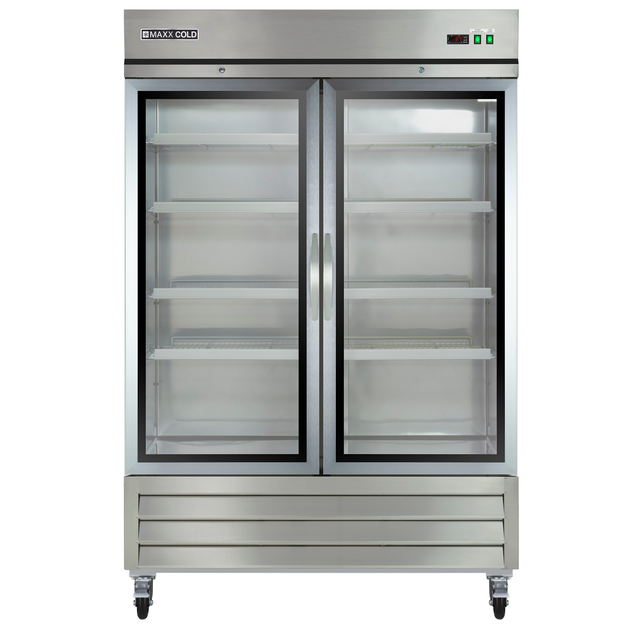 Commercial Dual Temp Single Glass Hinged Door Freeze