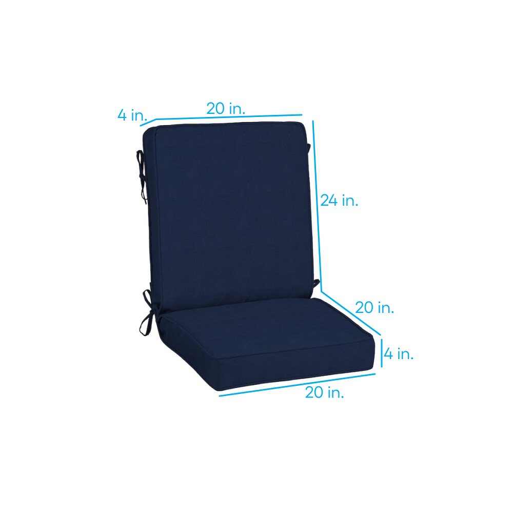allen + roth with STAINMASTER AJ0AC01X-9C8 Patio-Furniture-Cushions - View #2