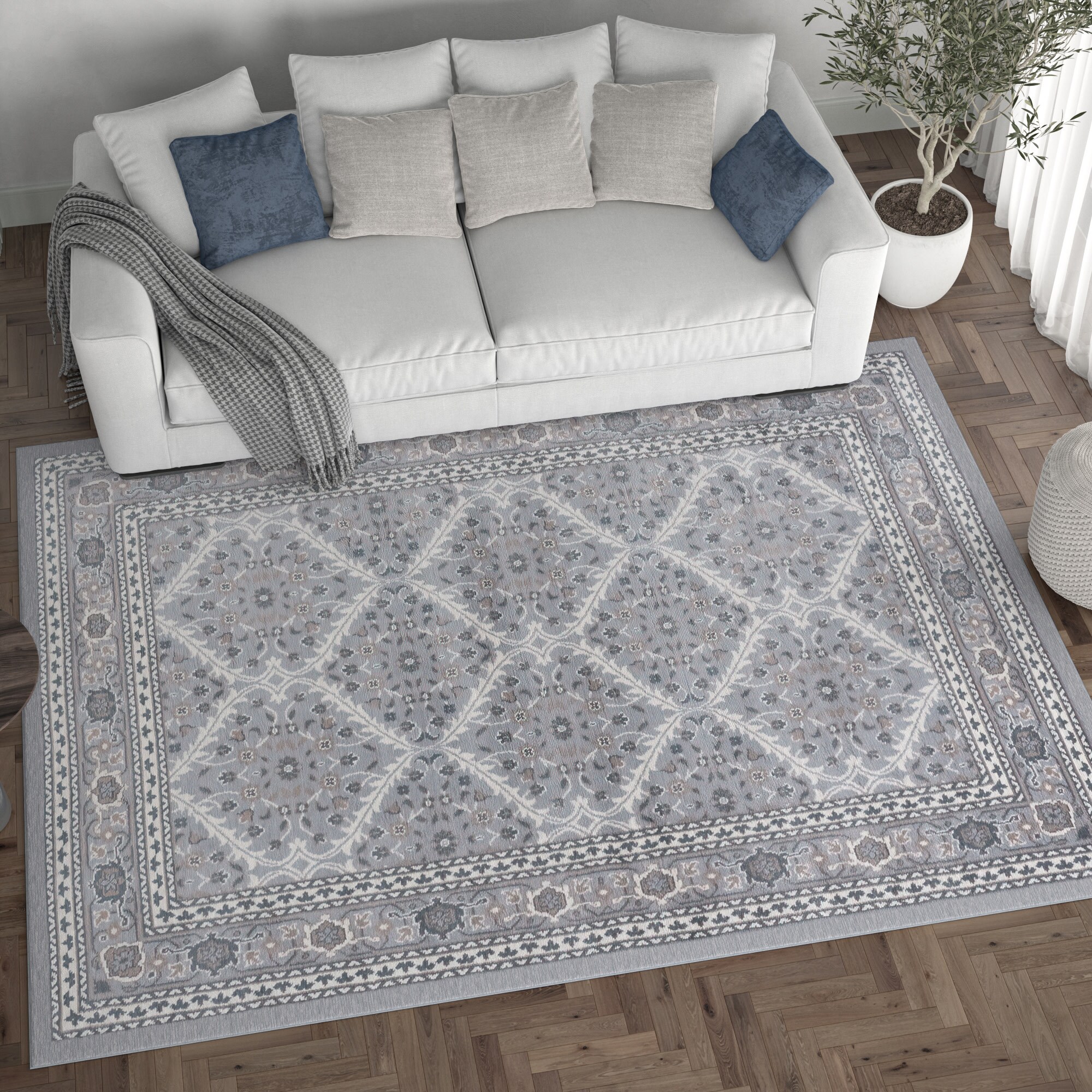 Tayse MDN3709 2X8 rugs - View #6