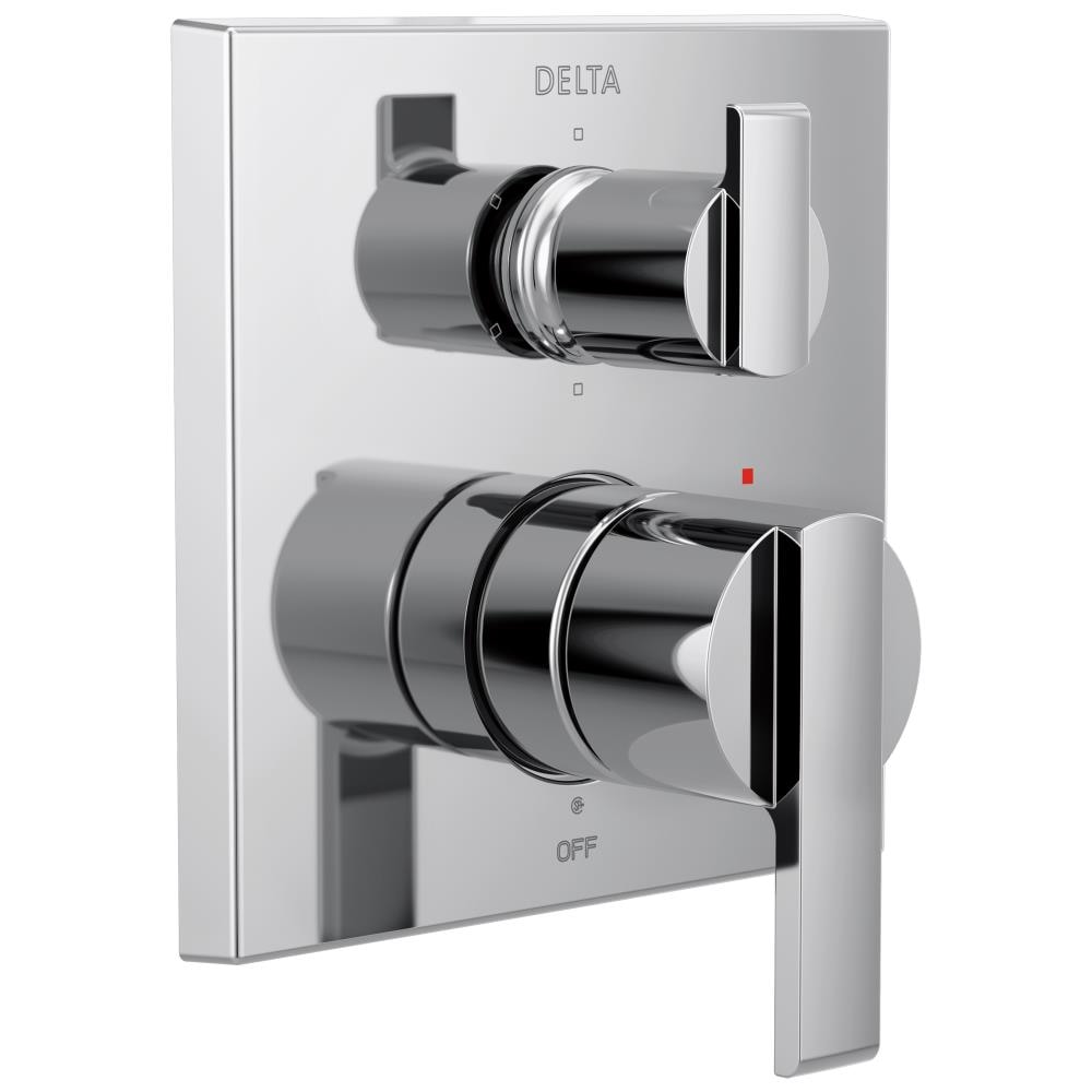 Delta T24967 Ara Chrome 3.438-Inches Universal Bathtub/Shower Shower mixer 0.5-Inches -ID