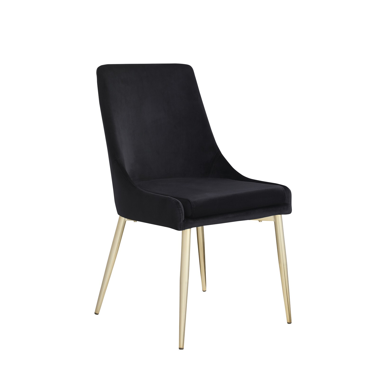 BESTCOSTY Contemporary/Modern Upholstered Dining Side Chair (Metal ...