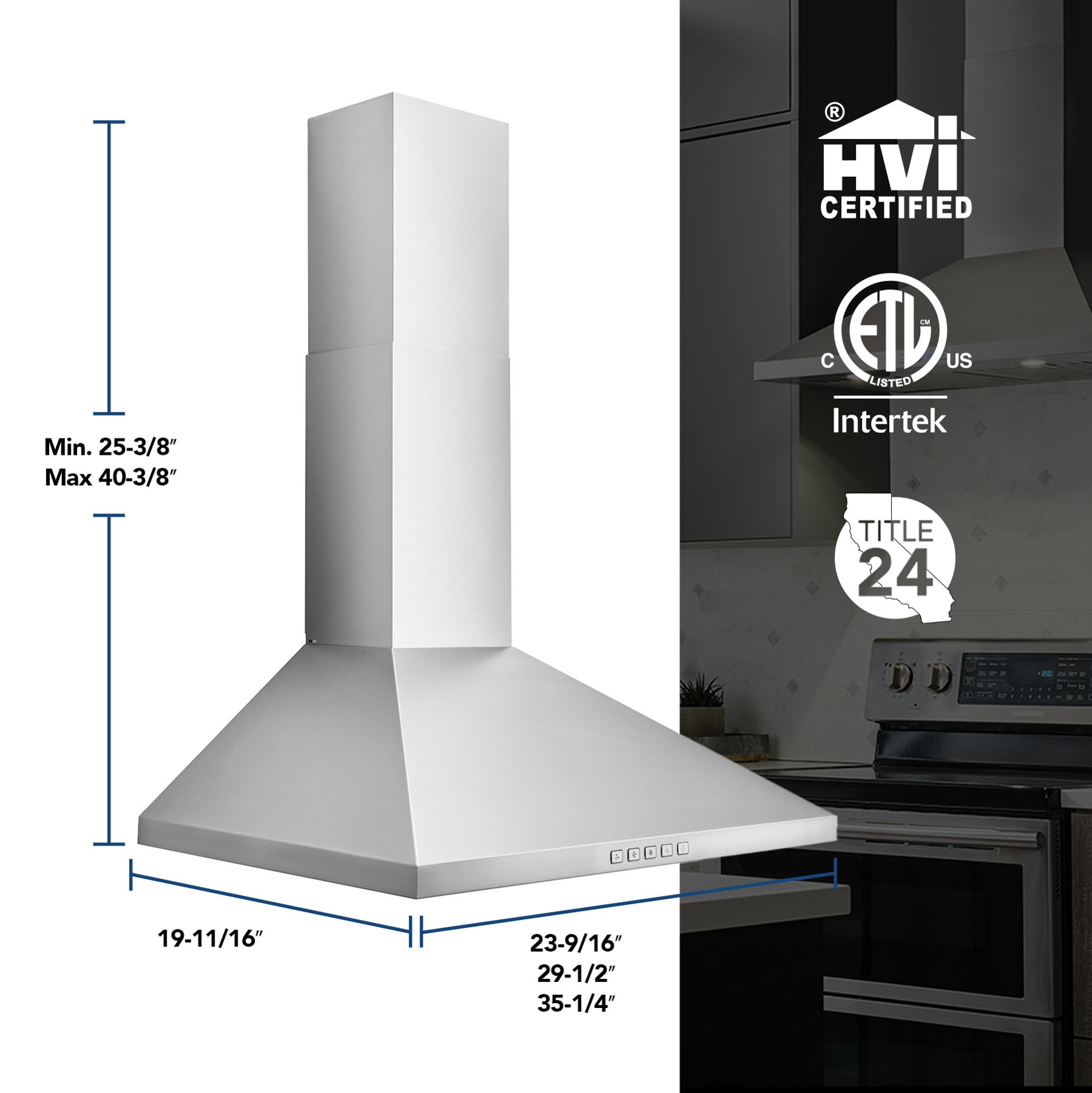 Broan BWP1244SS Wall-Mounted-Range-Hoods - View #6