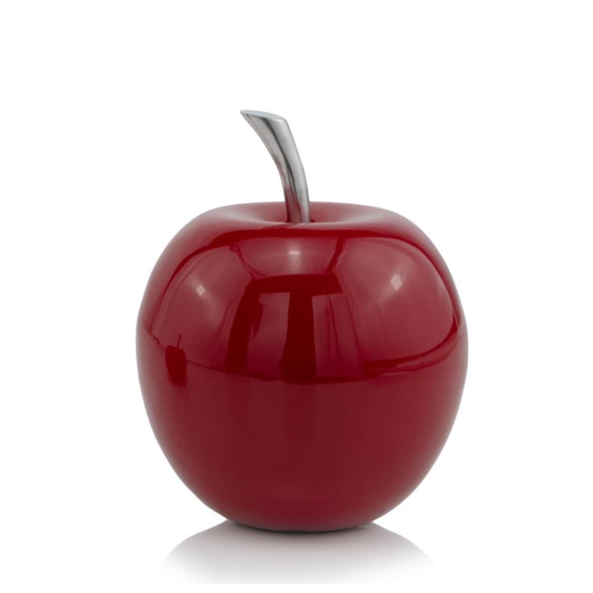 HomeRoots 354600 Red Aluminum Modern Decorative object