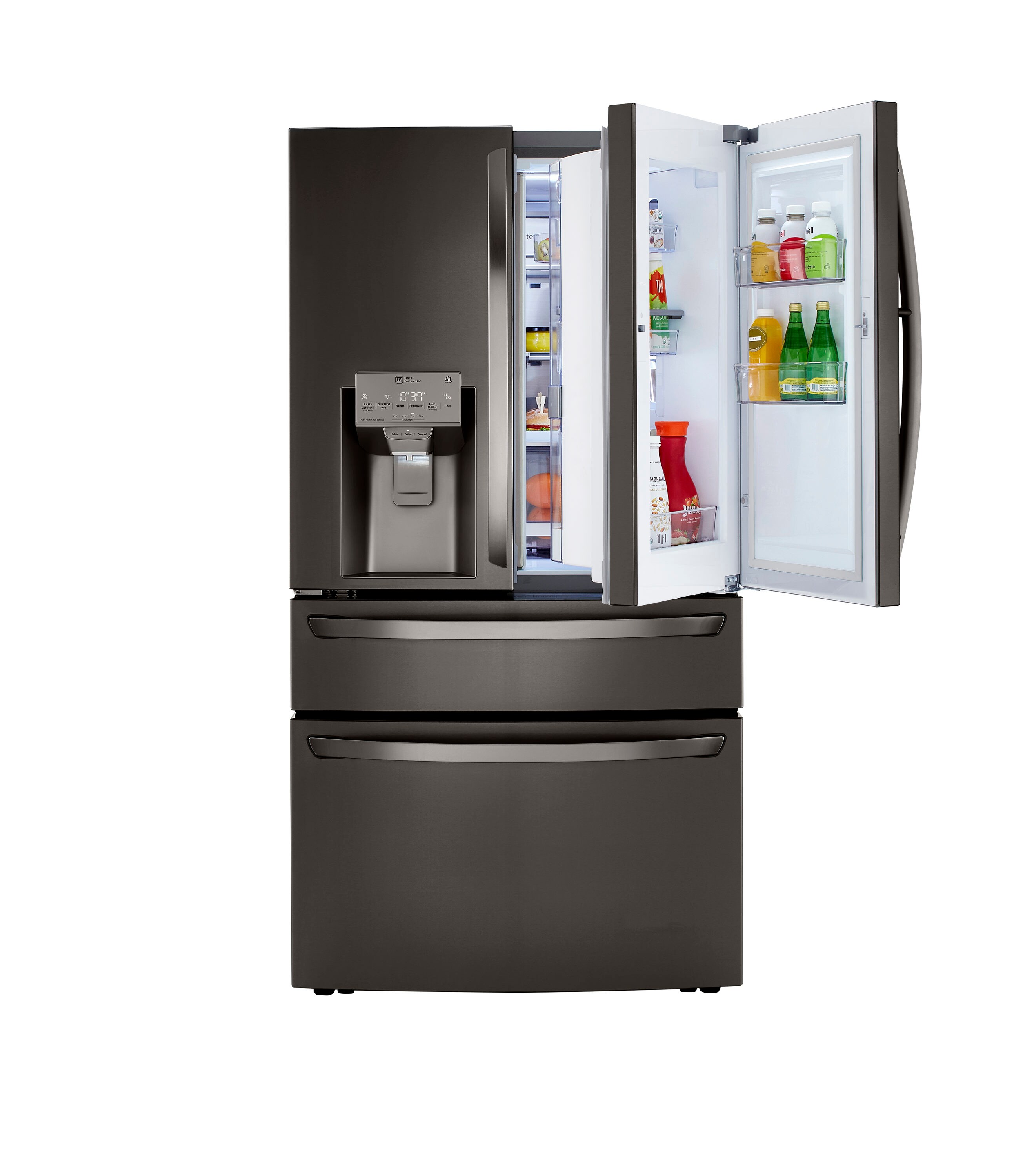 lg counter depth refrigerator lowes