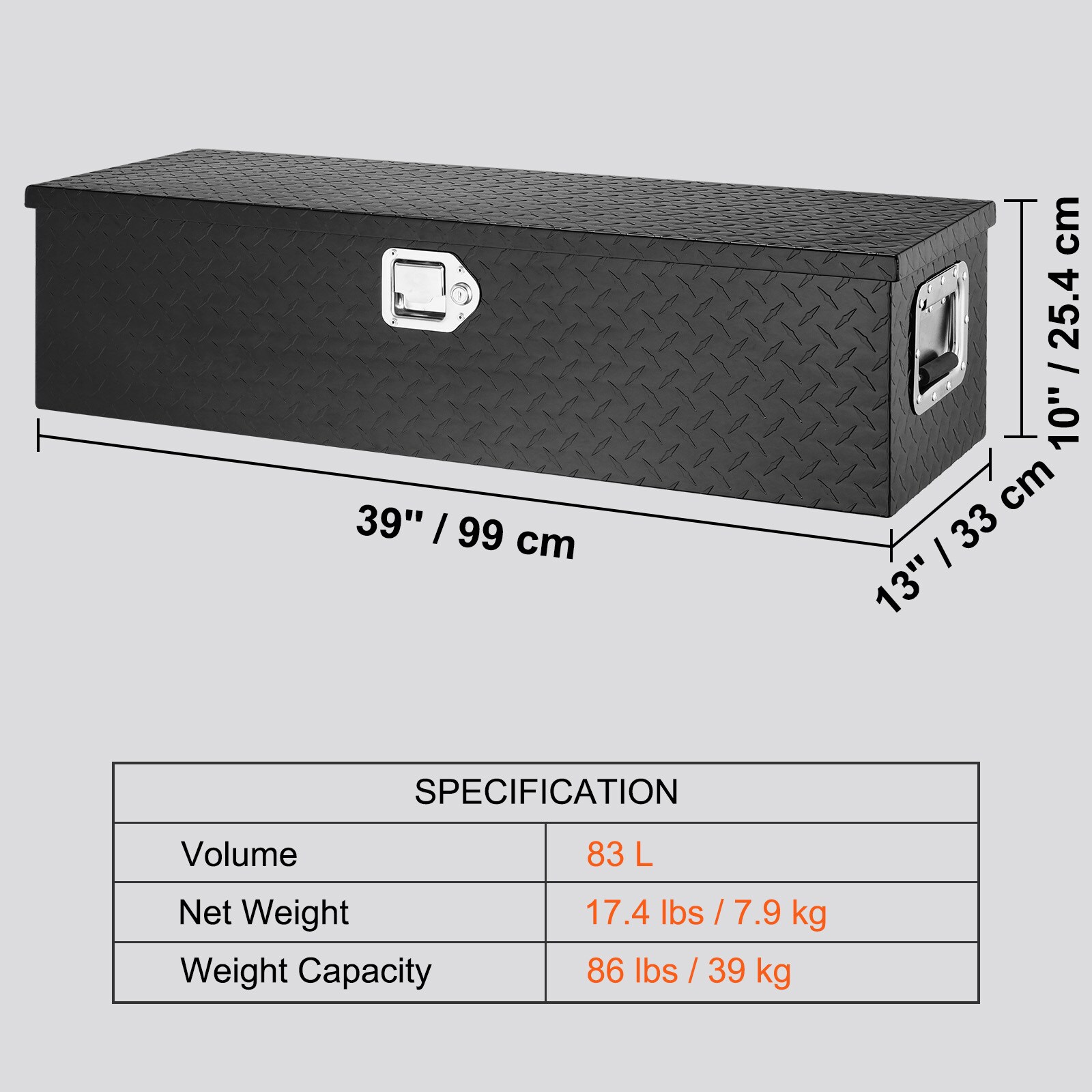 VEVOR LCZXG39X13X10BIVQV0 Truck-Tool-Boxes - View #8