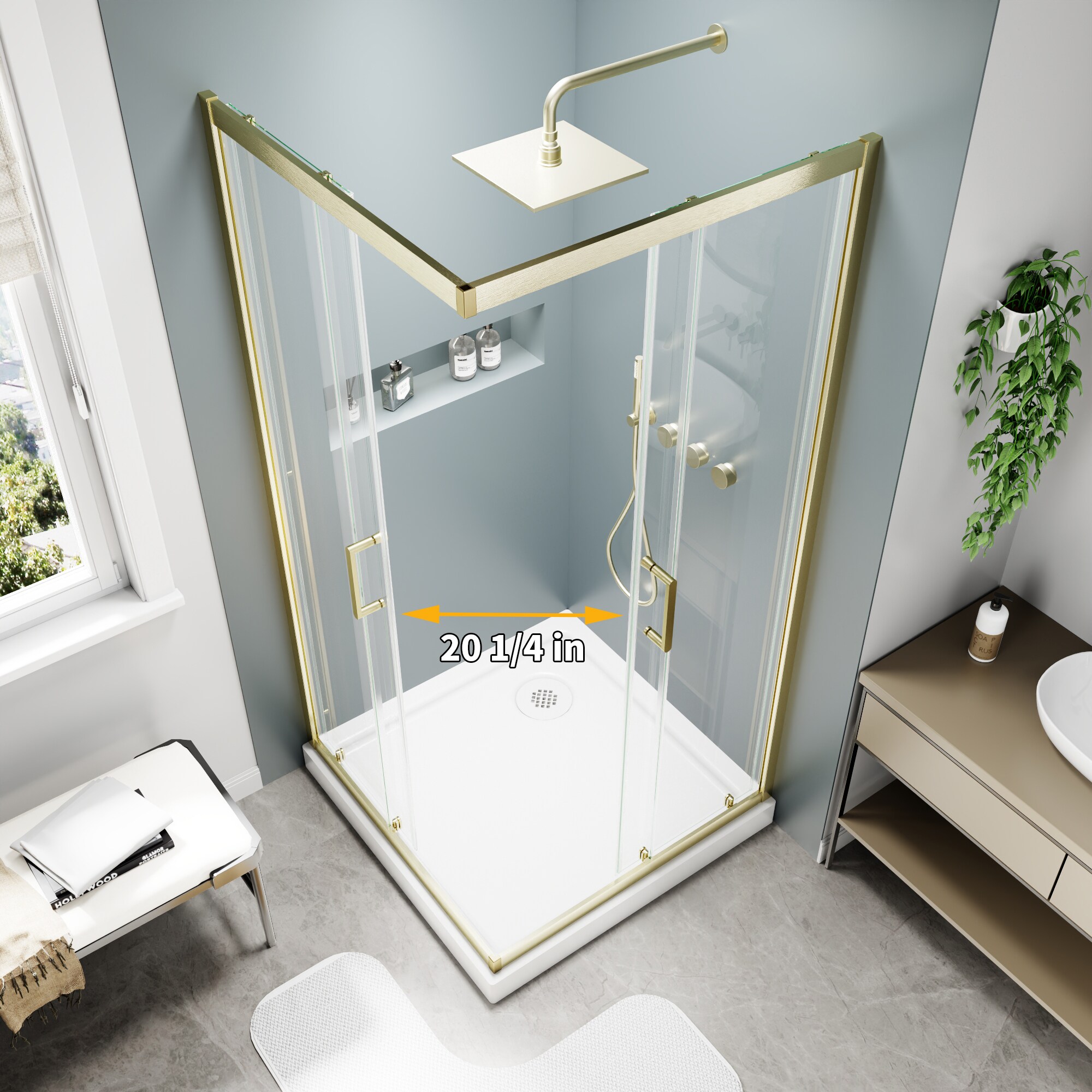 AAZJ JKF-MC04-6036SF2 Shower-Doors - View #7