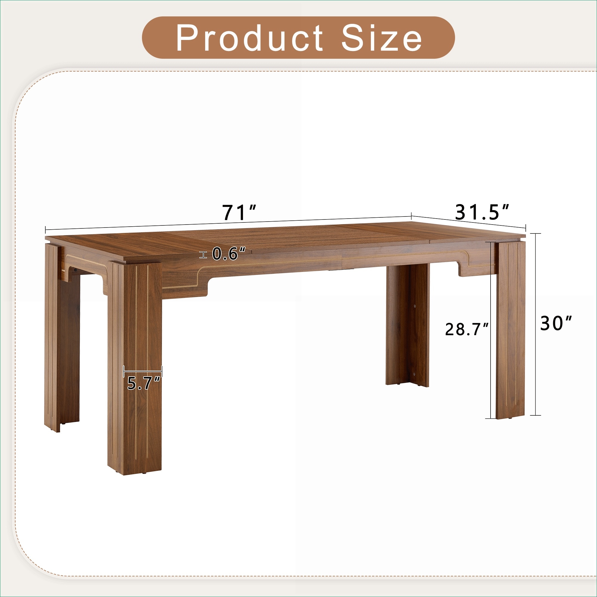 Watnature 5JIBWOVHHF7O Dining-Tables - View #9