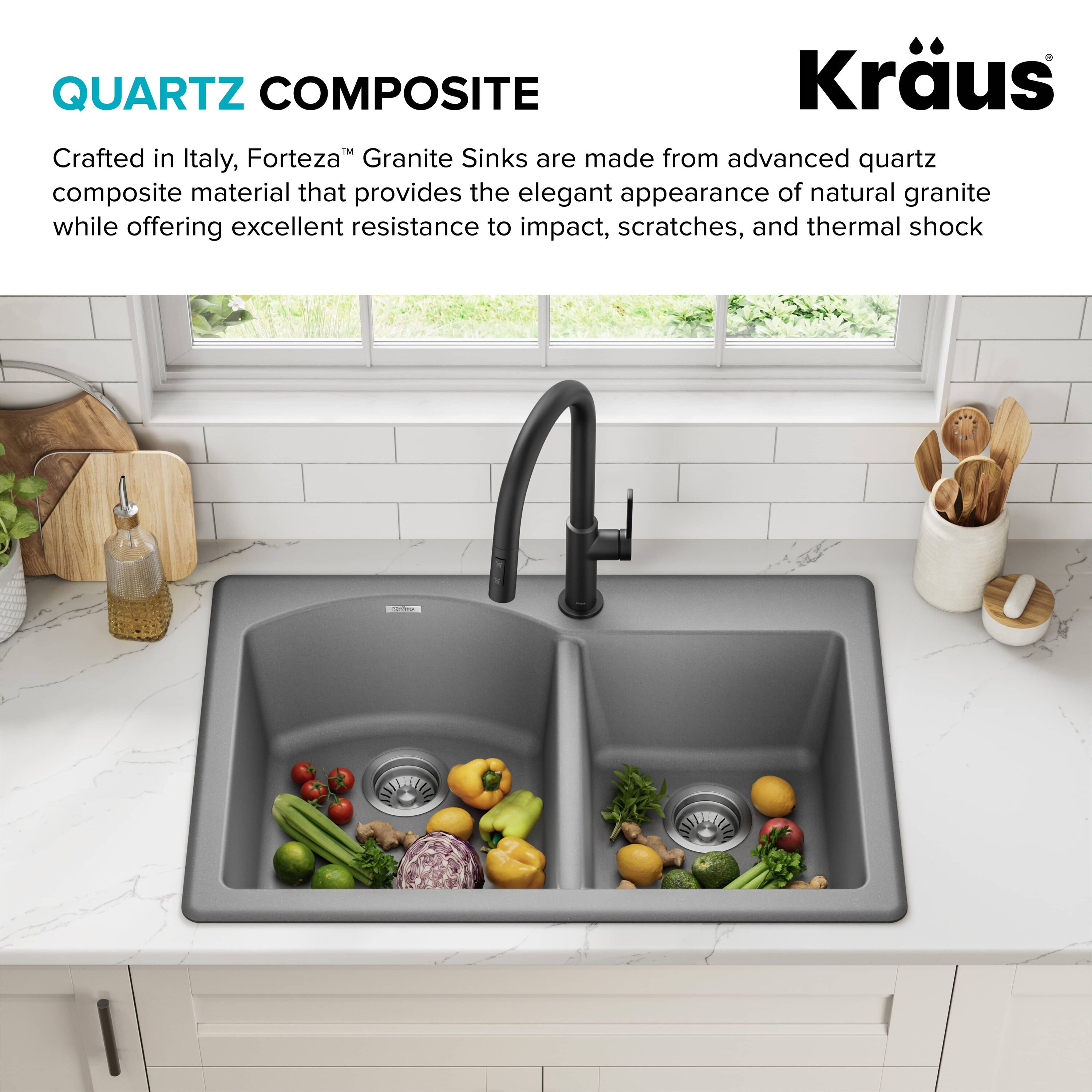 Kraus KGD-50GREY Kitchen-Sinks - View #6