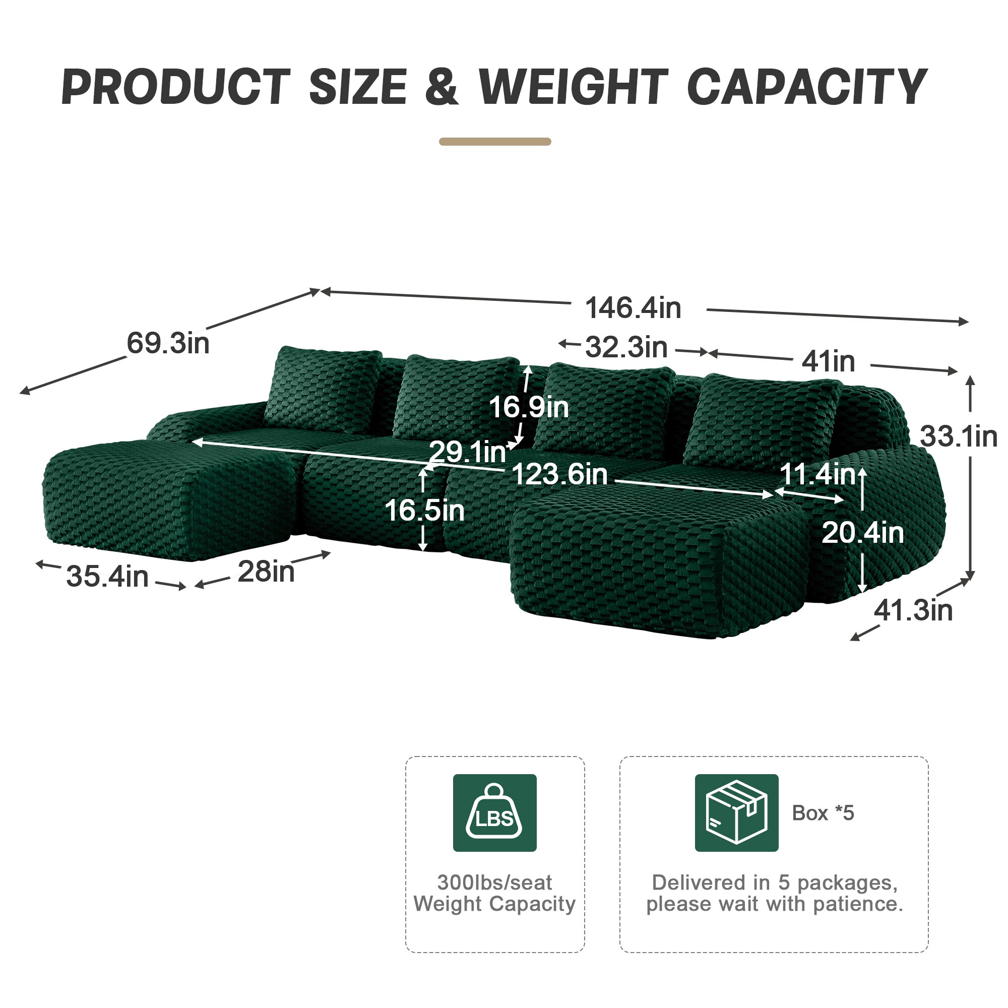 SINOFURN SYA020304GY Sofas-Loveseats - View #20