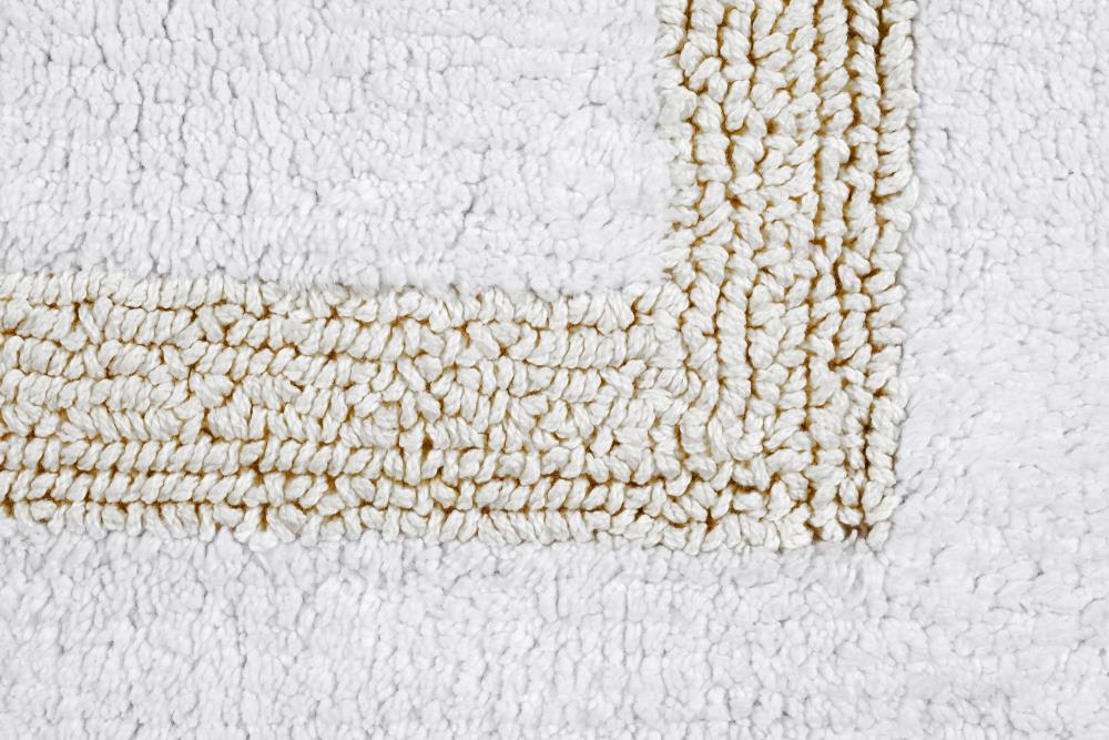 Better Trends Hotel Collection Bath Rug 40in x 24in White/Ivory