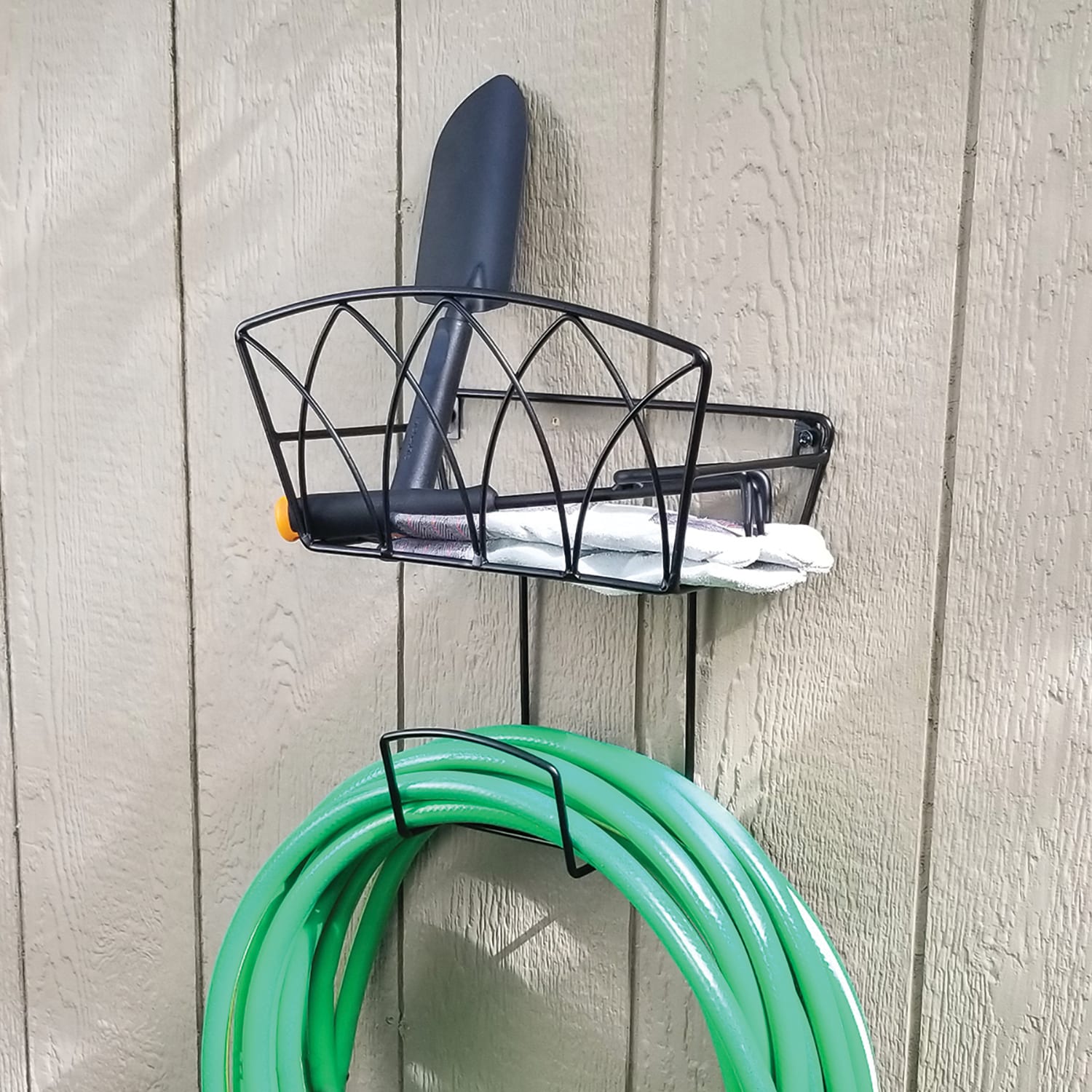 Image of Garden Hose Storage Rack from Lowes