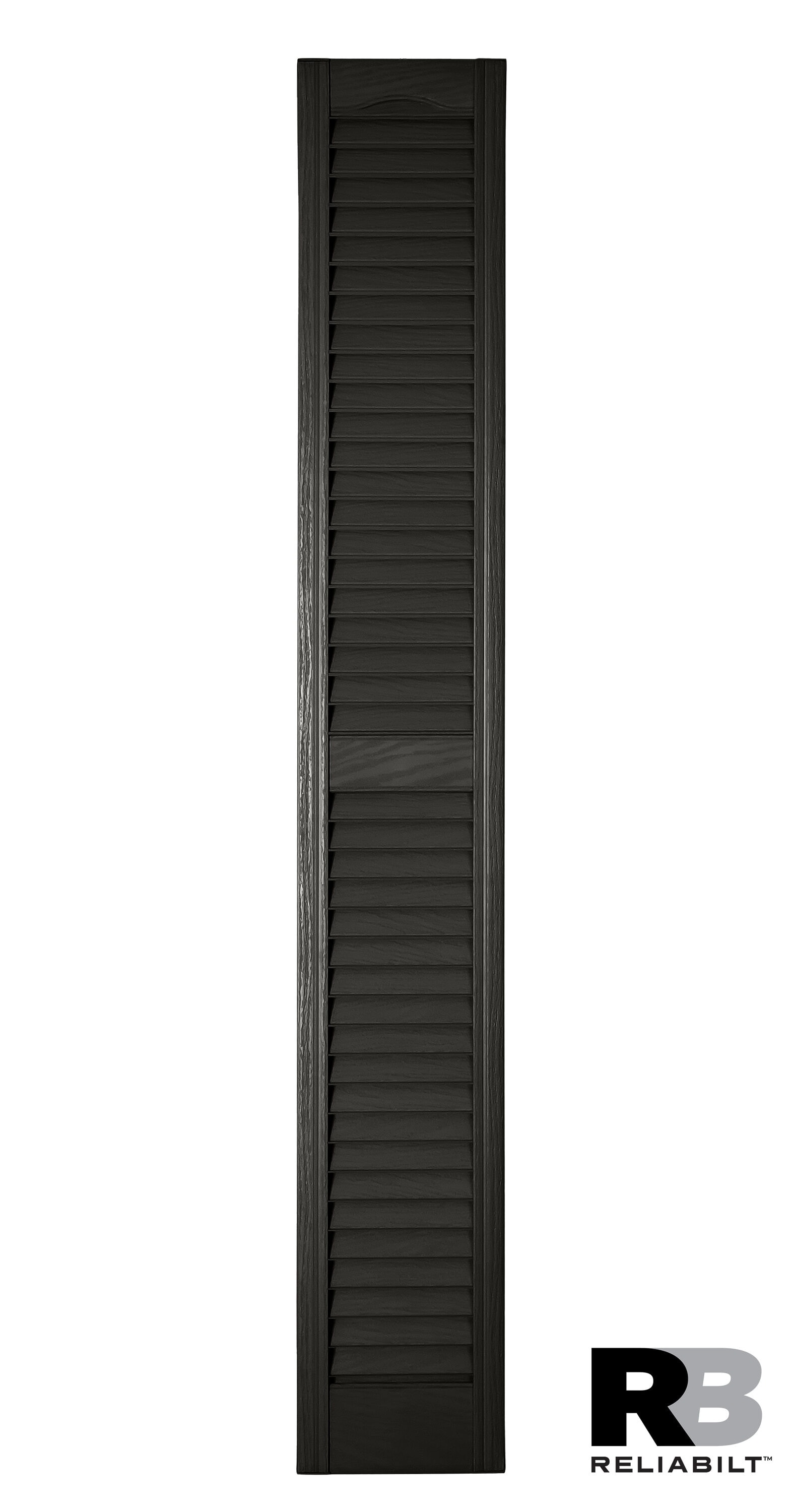 RELIABILT 7-in W x 47-in H Black Exterior Shutters (2-Pack) in the ...