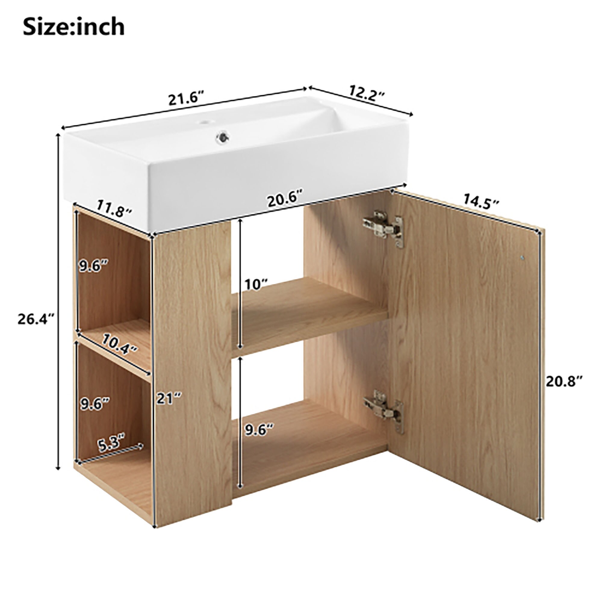 CASAINC CA-VT-0388F Bath-Vanity-Combo - View #7