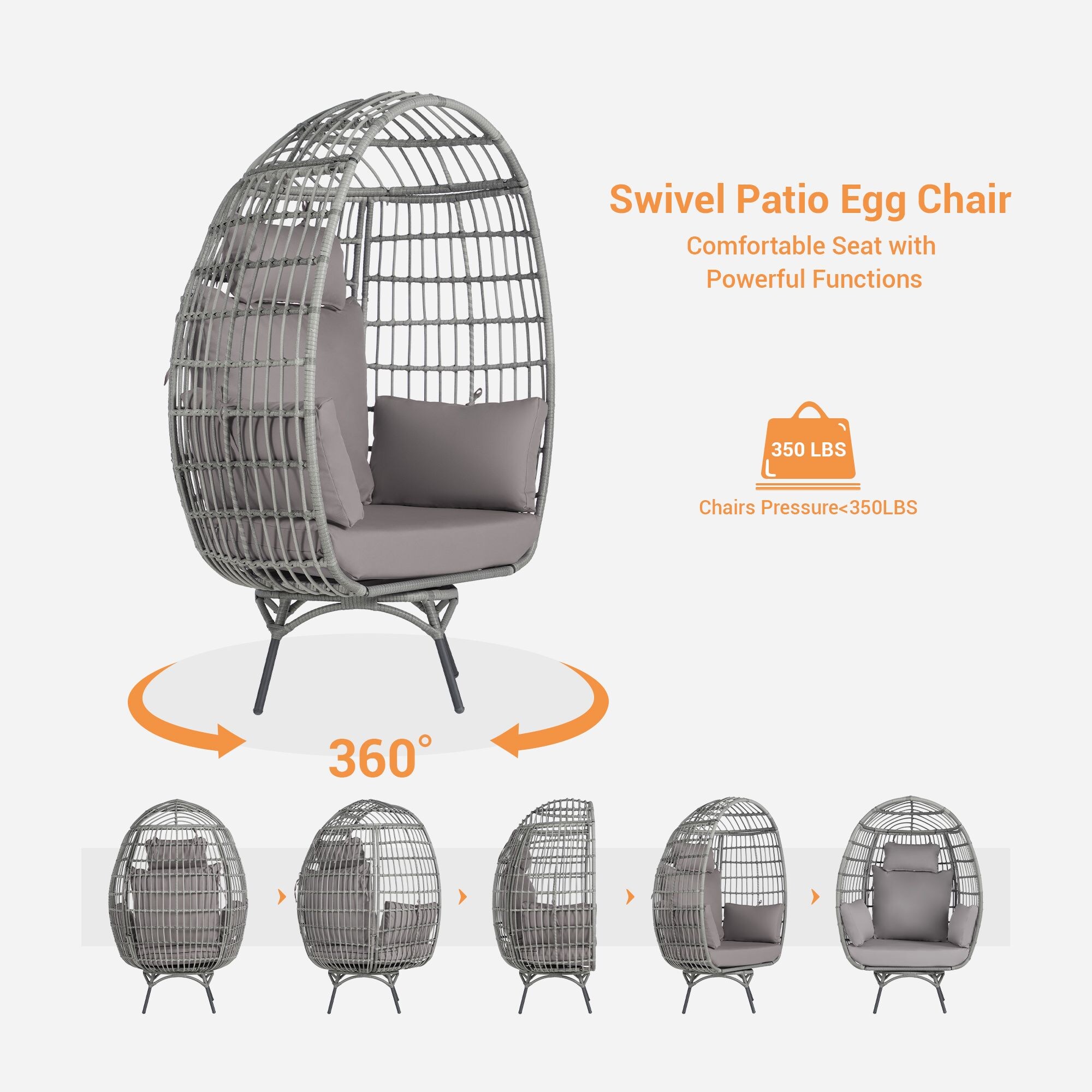 SANSTAR L-RJDC63LY Patio-Chairs - View #5