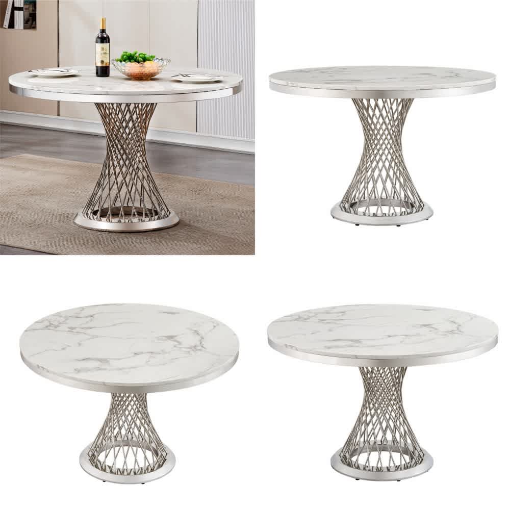Coolbibila ALAYA-TABLE-SILVER Dining-Tables - View #4