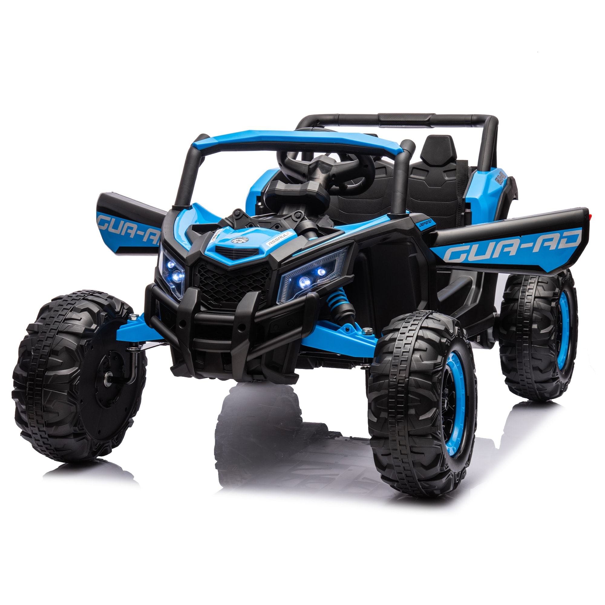 Gaierptone 12V 2WD Blue Kids Ride on UTV Toy Car with Remote Control ...