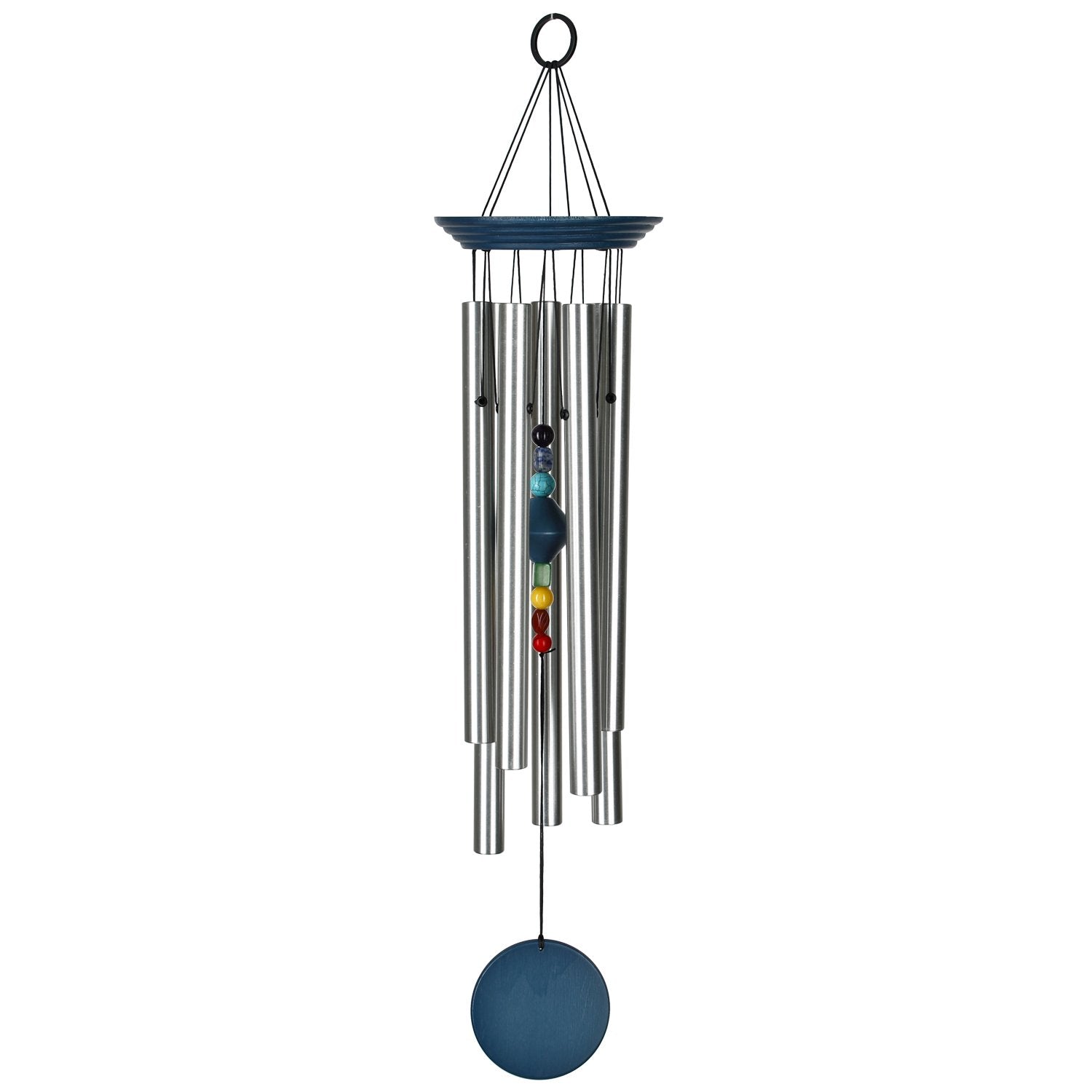 Woodstock Chimes CC7LB 24-Inches Blue Metal Wind Chime