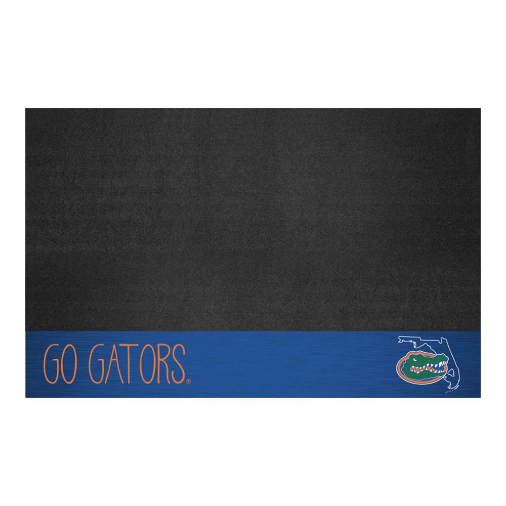 FANMATS 21098 Florida Gators Southern Style Grill Mat Black Vinyl Rectangular Grill Mat