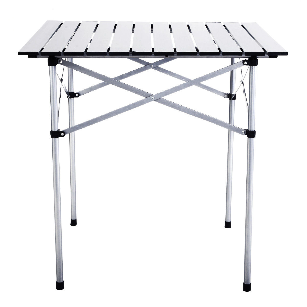 Aluminum Roll Up Table Portable Folding In/Outdoor Picnic Party Garden Camping 