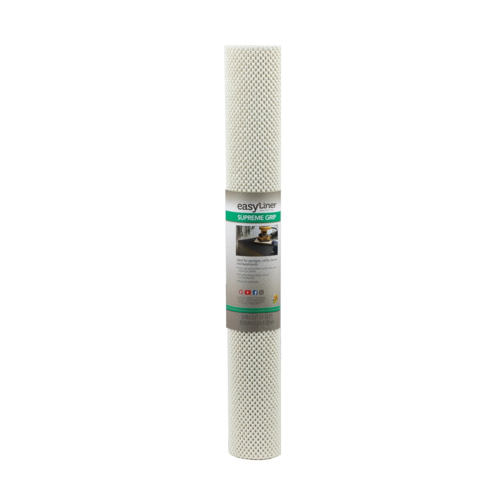 Duck Original Grip EasyLiner 20-in x 24-ft White Shelf Liner in the Shelf  Liners department at