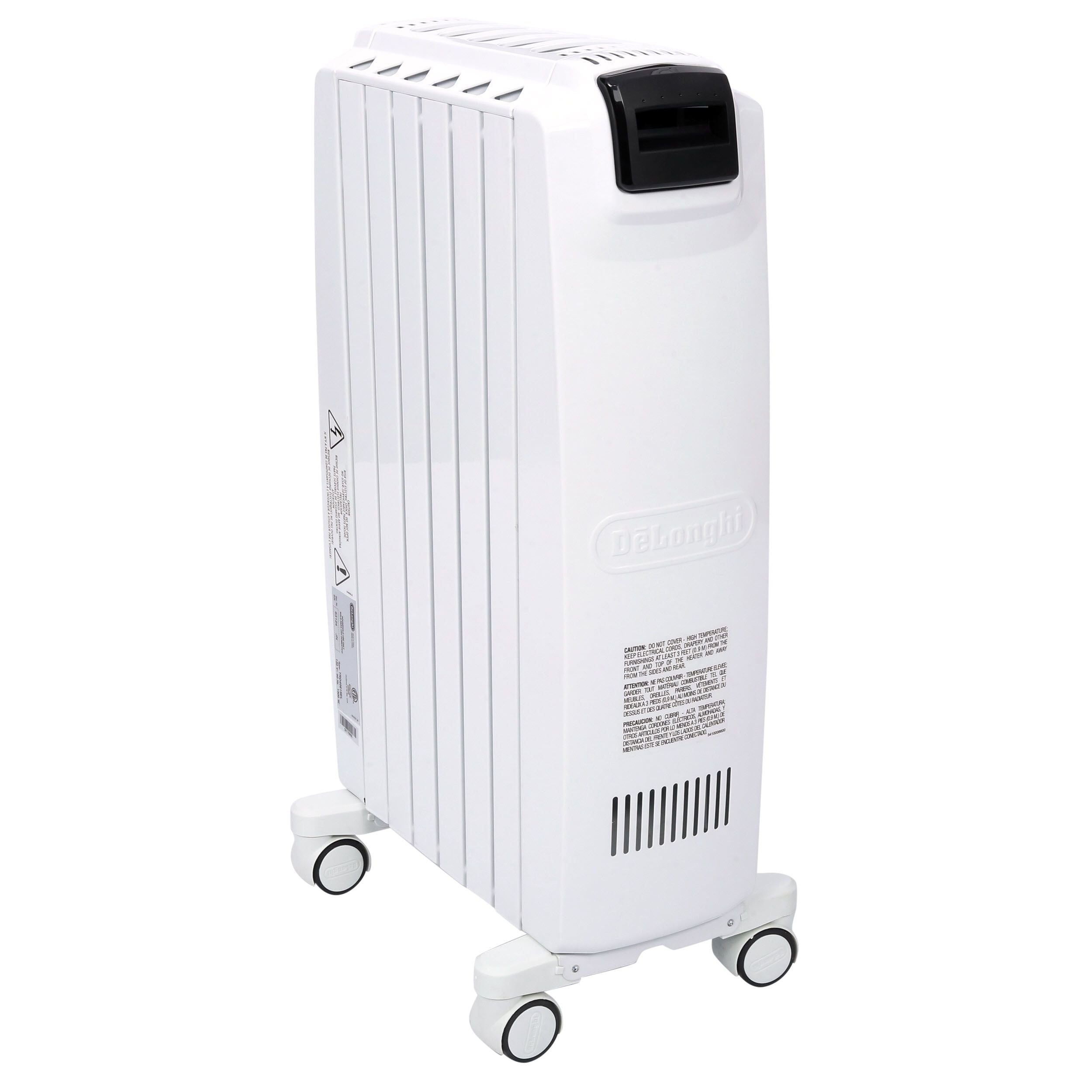 DeLonghi 1500-Watt Oil-filled Radiant Tower Indoor Electric Heater with Thermostat in the Electric Space Heaters department at Lowes.com