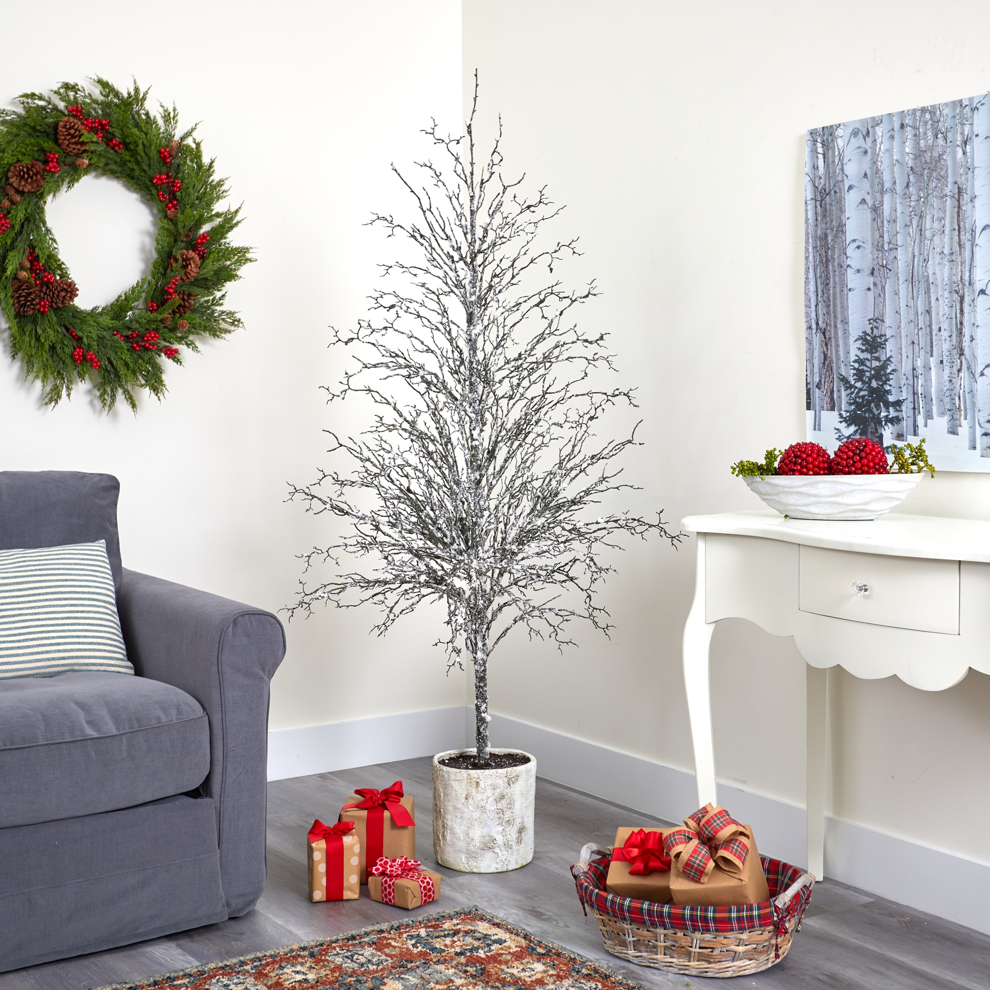Nearly Natural T1595 Artificial-Christmas-Trees - View #5