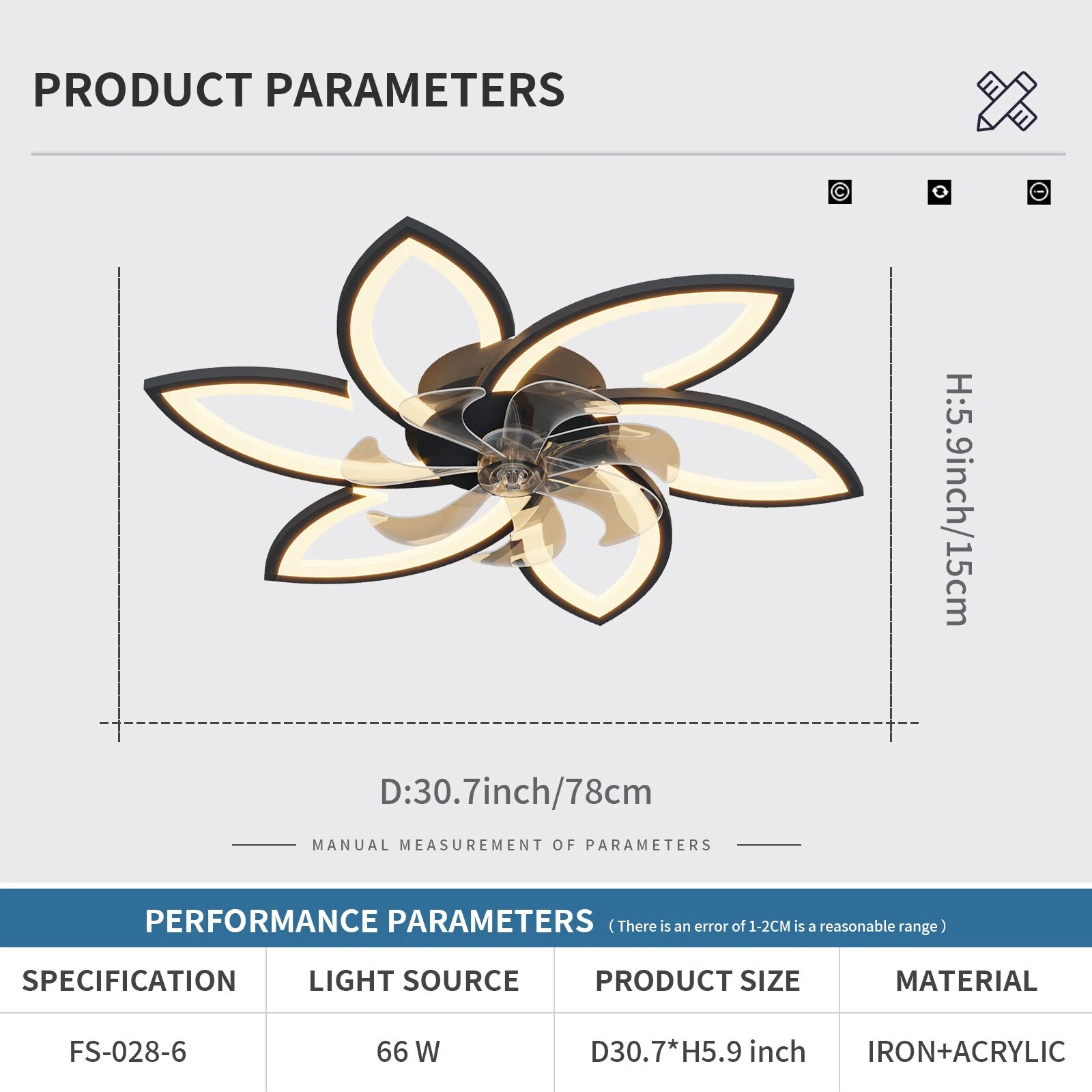 Yardreeze GHHCF0286BK0407 Ceiling-Fans - View #5