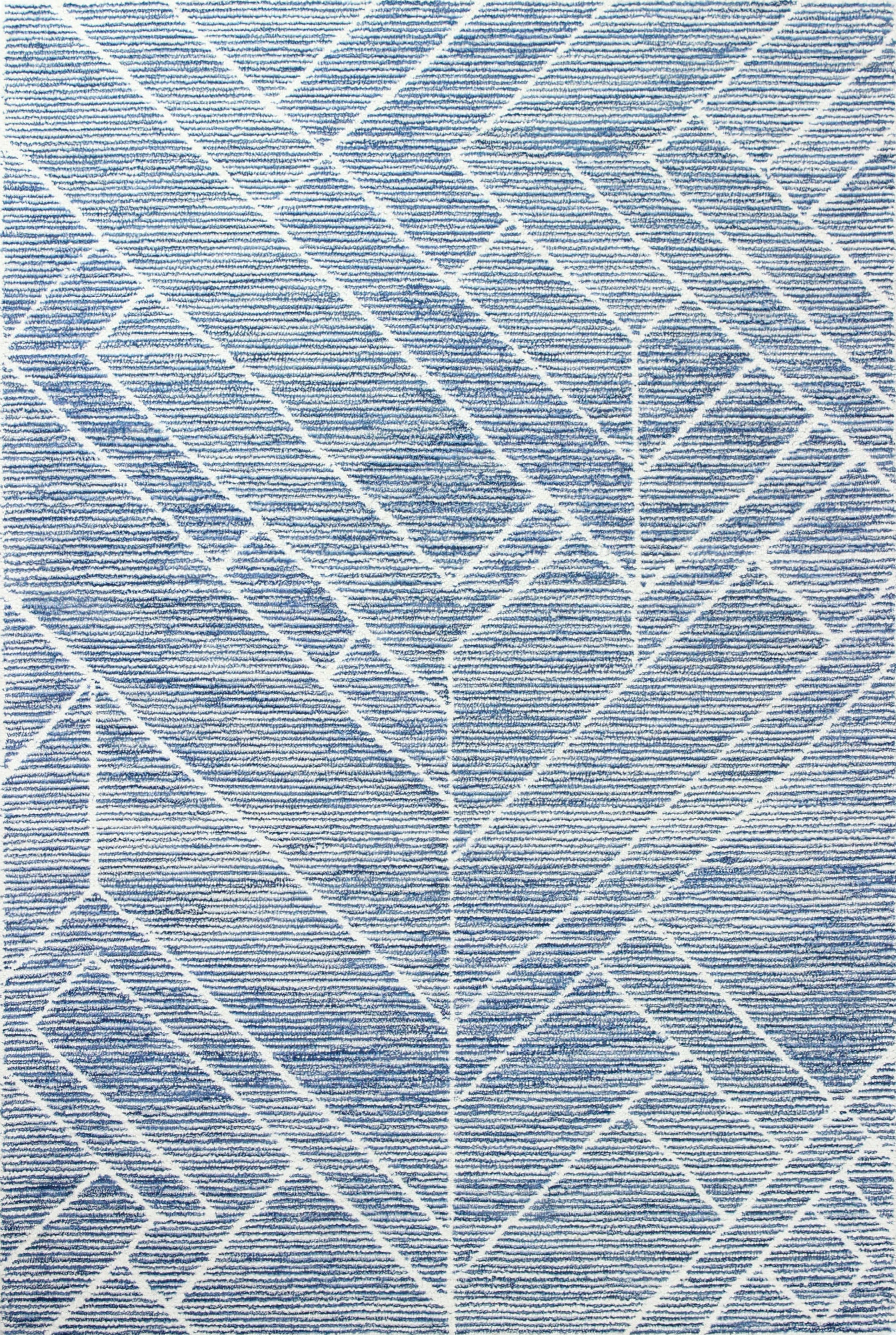 Bashian 649652295244 9 X 12 (ft) Wool Azure Indoor Geometric Moroccan Area Rug
