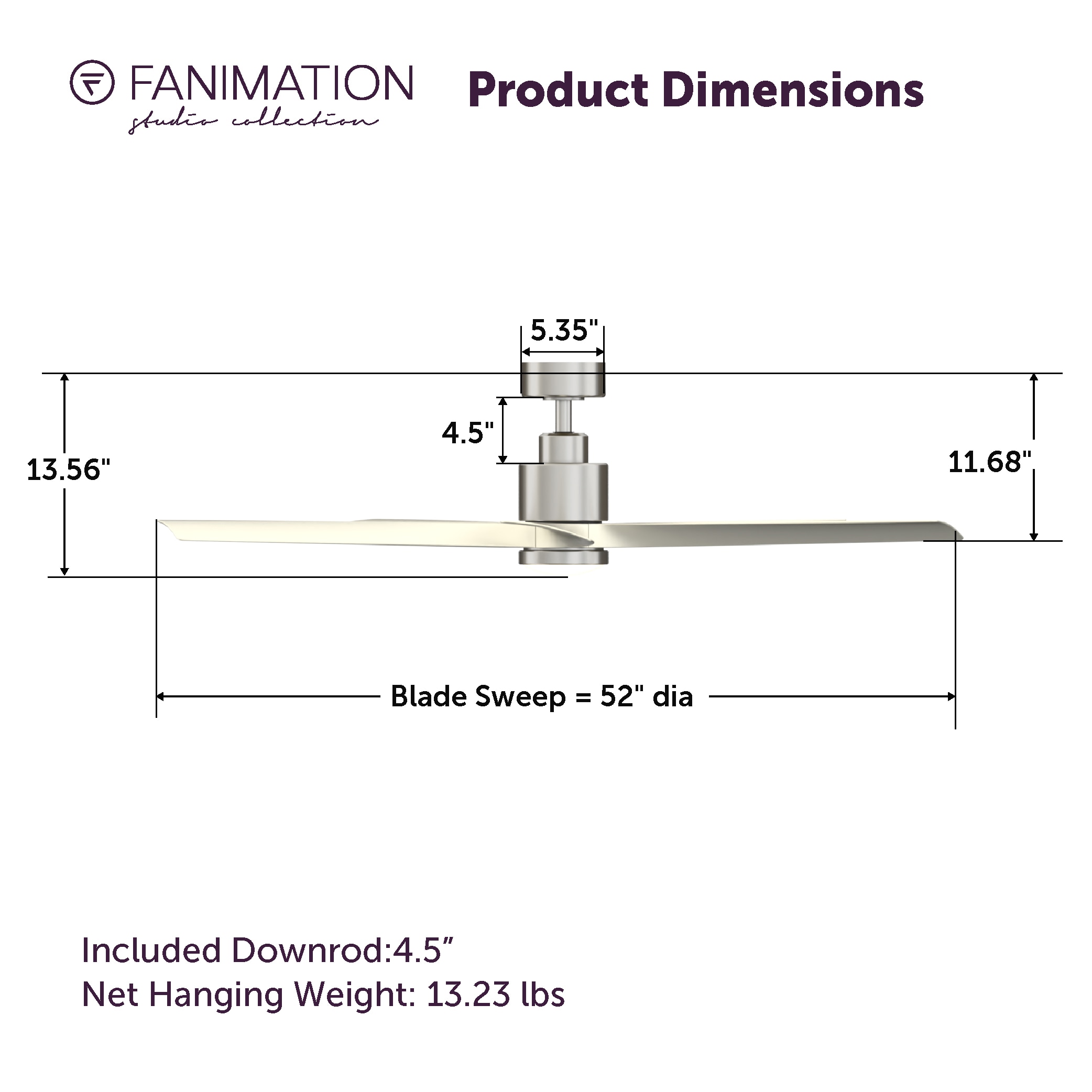 Fanimation Studio Collection LP6834LBN Ceiling-Fans - View #11