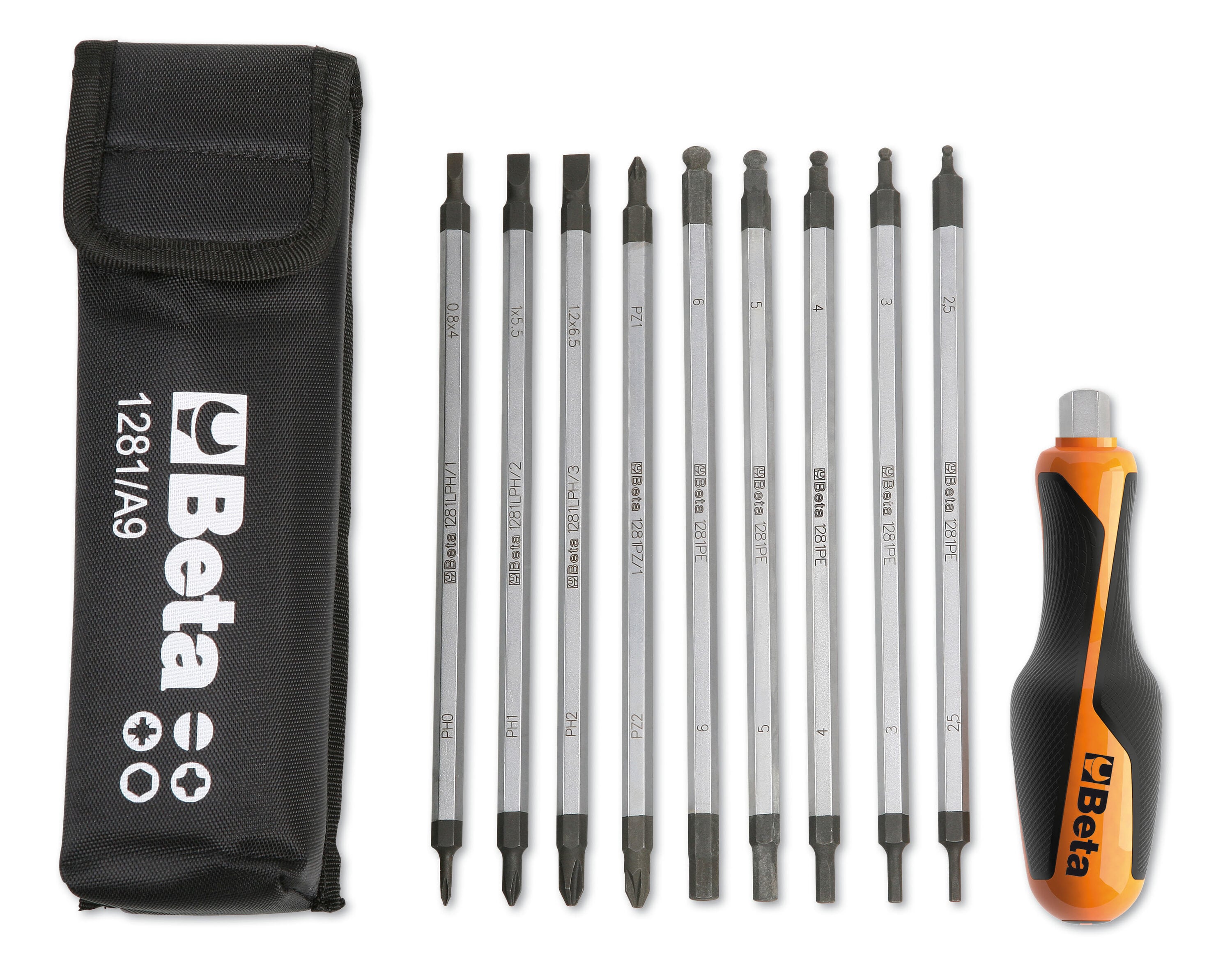 Beta 012810520 10 -Piece Screwdriver Set