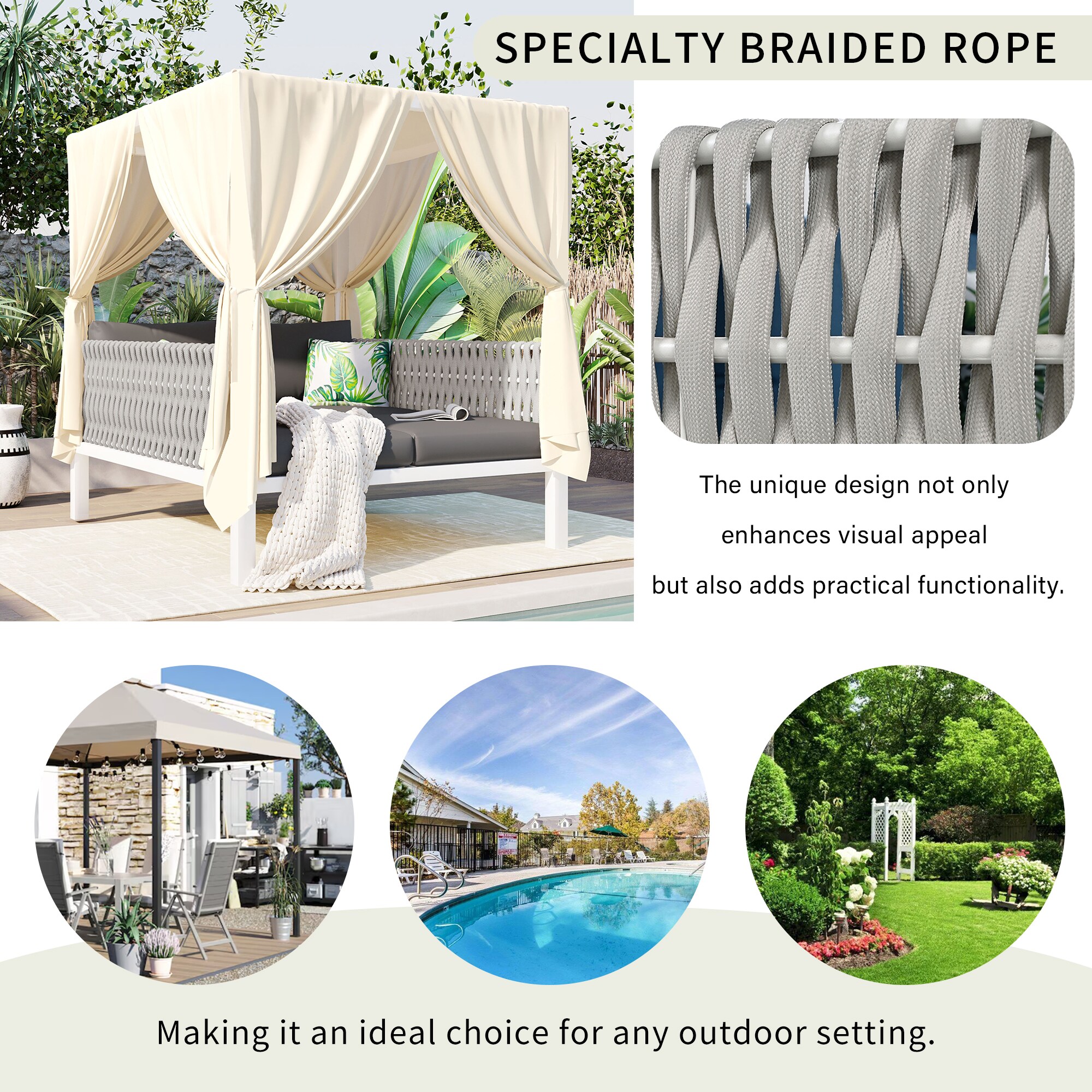 JIMSMAISON BOUSPDB06GR-BEG Patio-Sofas-Daybeds - View #8