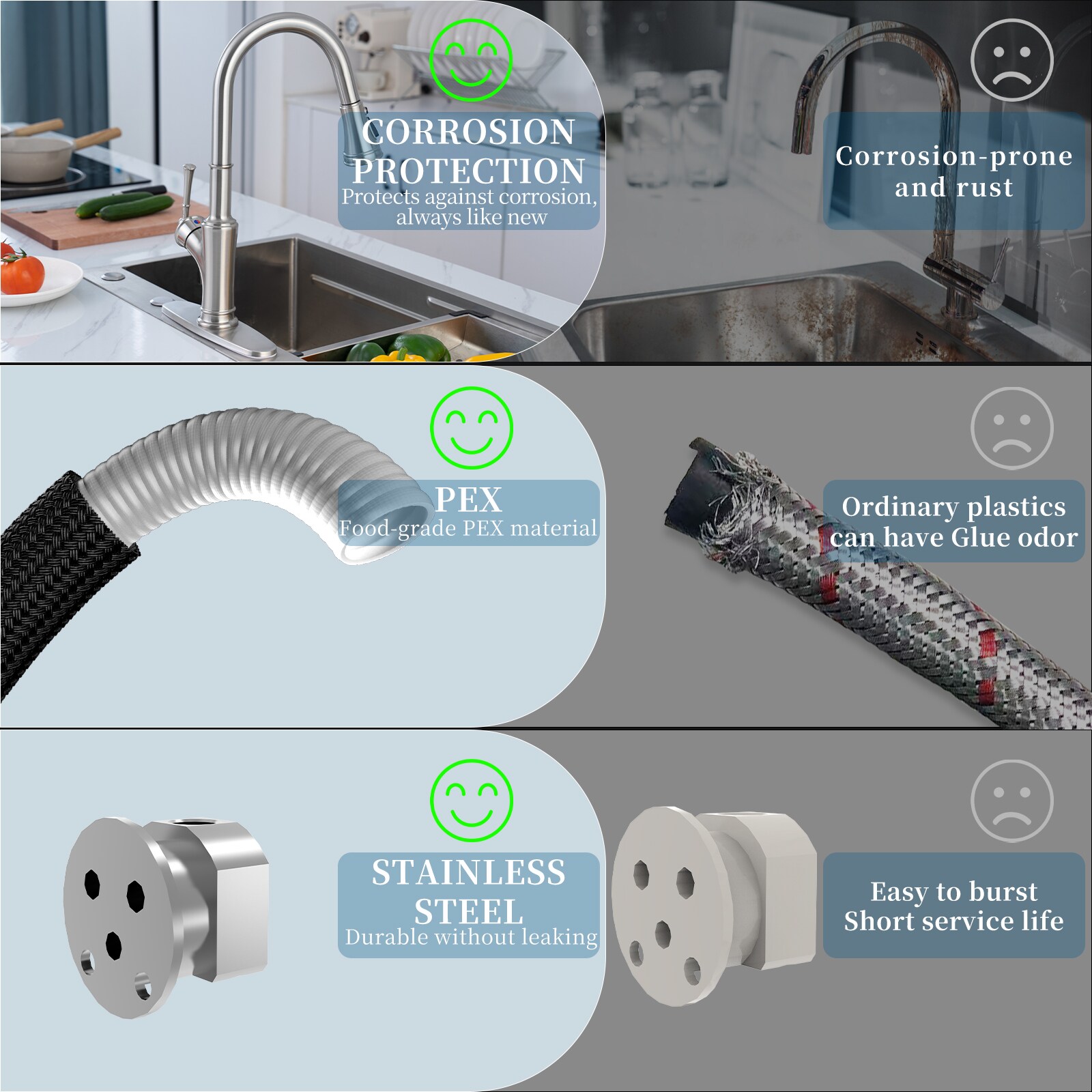 APPASO APS1513-BN Kitchen-Faucets - View #7