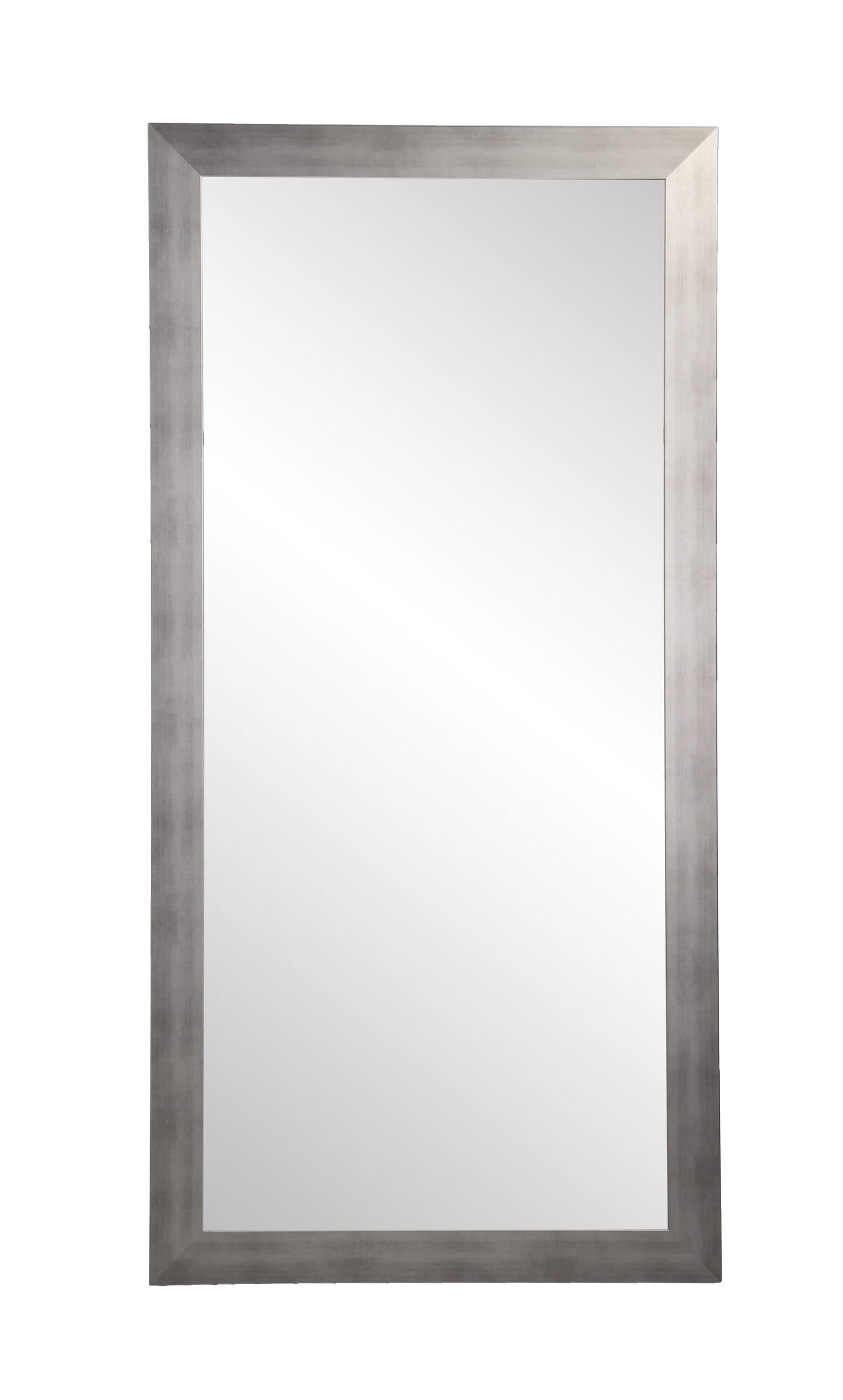 BrandtWorks BM040TS 32-Inches W x 66.0-Inches H Rectangle Muted Silver/Aged Framed Full Length Wall Mirror