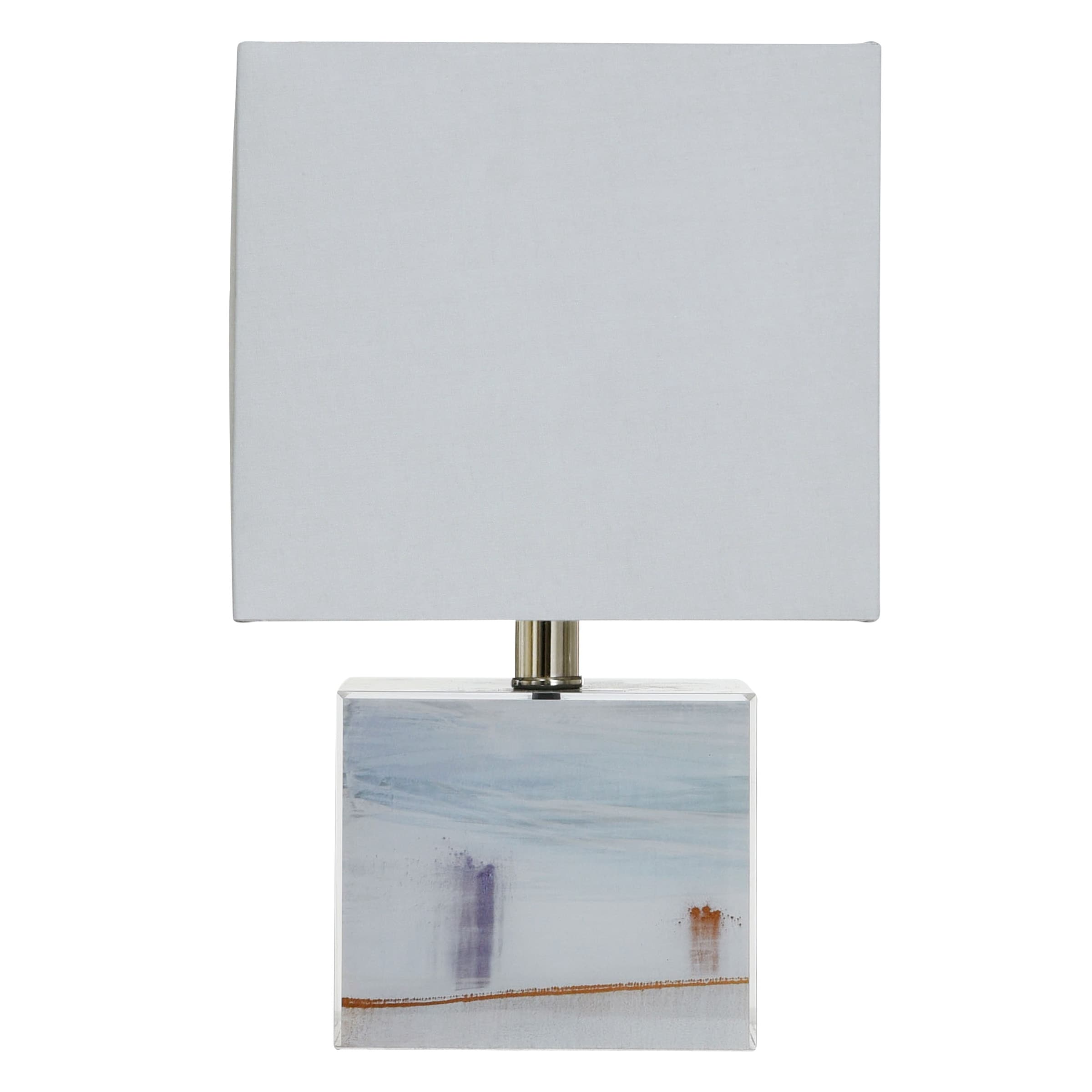 StyleCraft Home Collection Austin Allen James - Hazy - Gulf Coast Star - Acrylic Table Lamp with White Shade